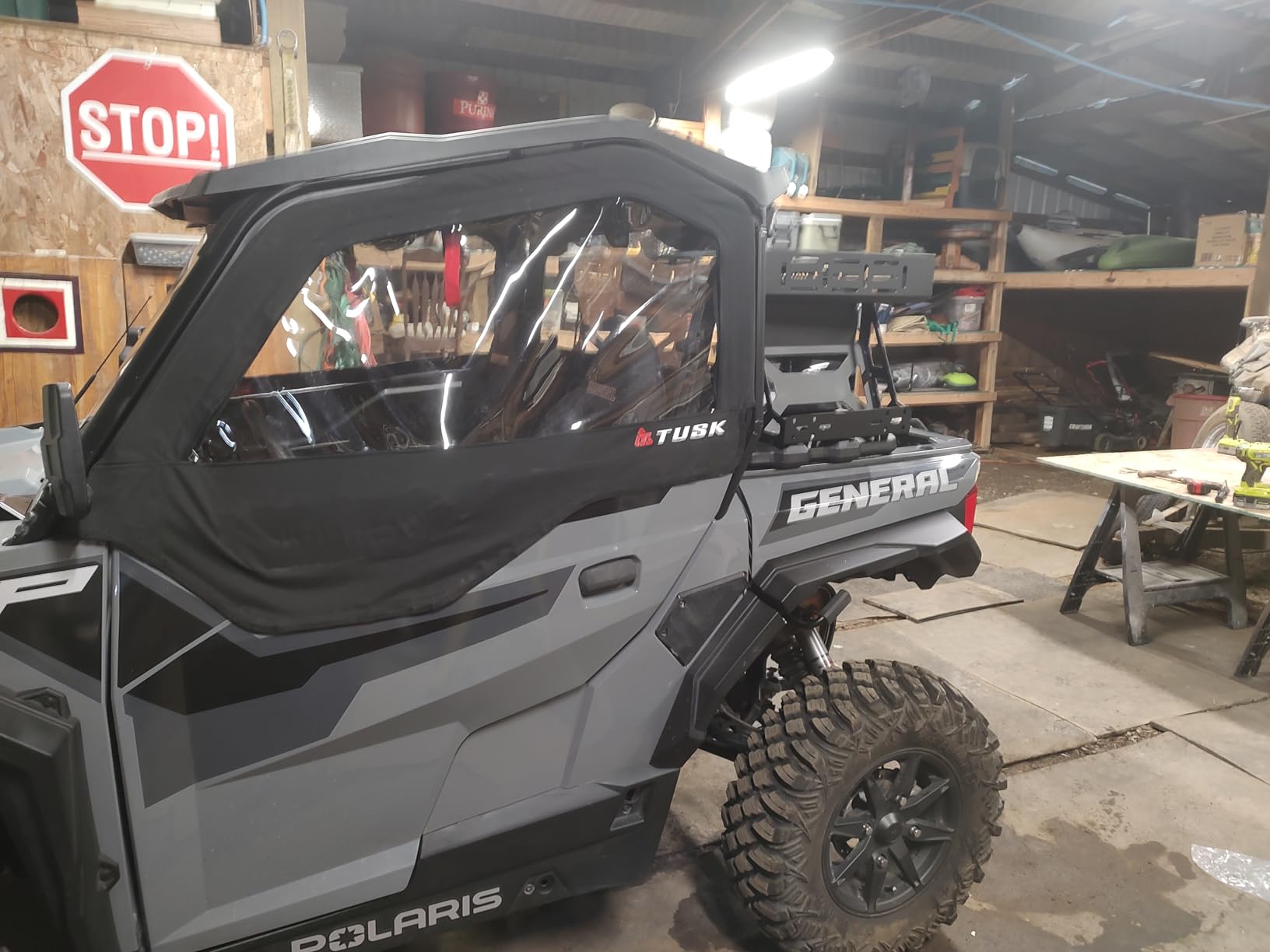 Tusk Soft Upper Doors Compatible with Polaris GENERAL 1000 EPS 2016-2026/General XP 1000 2020-2026 customer photo 1