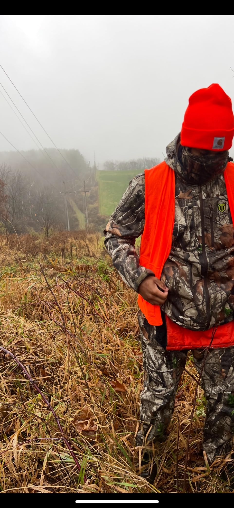 Hunting Clothes for Men with Silent Fabric & Fleece Lining customer photo 2