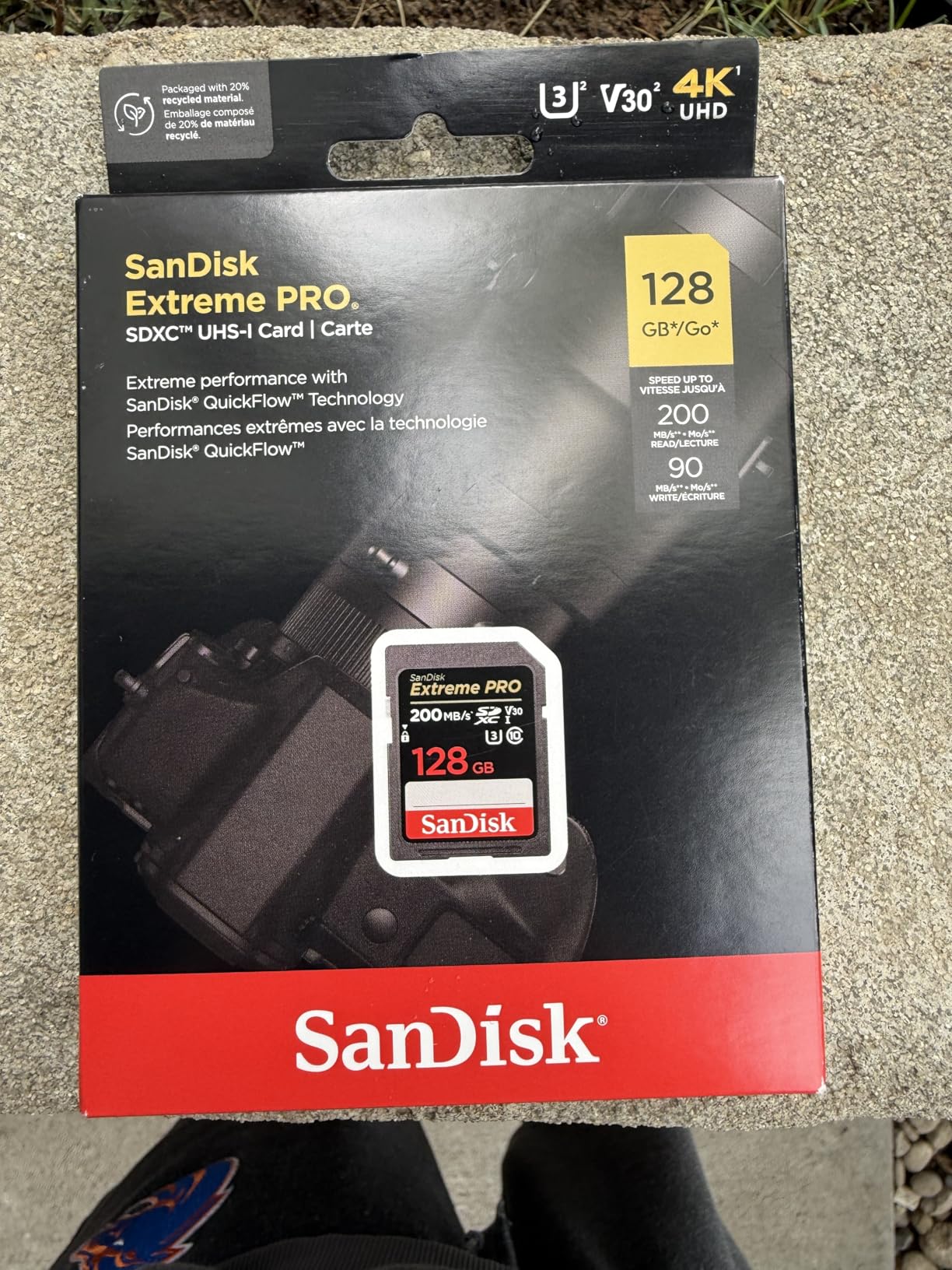 SANDISK 256GB Extreme PRO SDXC UHS-I Memory Card - C10, U3, V30, 4K UHD, SD Card - SDSDXXD-256G-GN4IN customer photo 1