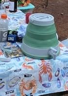 SAMMART 6L (1.6 Gallon) Portable Water Carrier, Collapsible Water Container, Emergency Cube Water Carrier, Outdoor Water Storage for Camping Hiking Climbing Backpacking customer photo 1