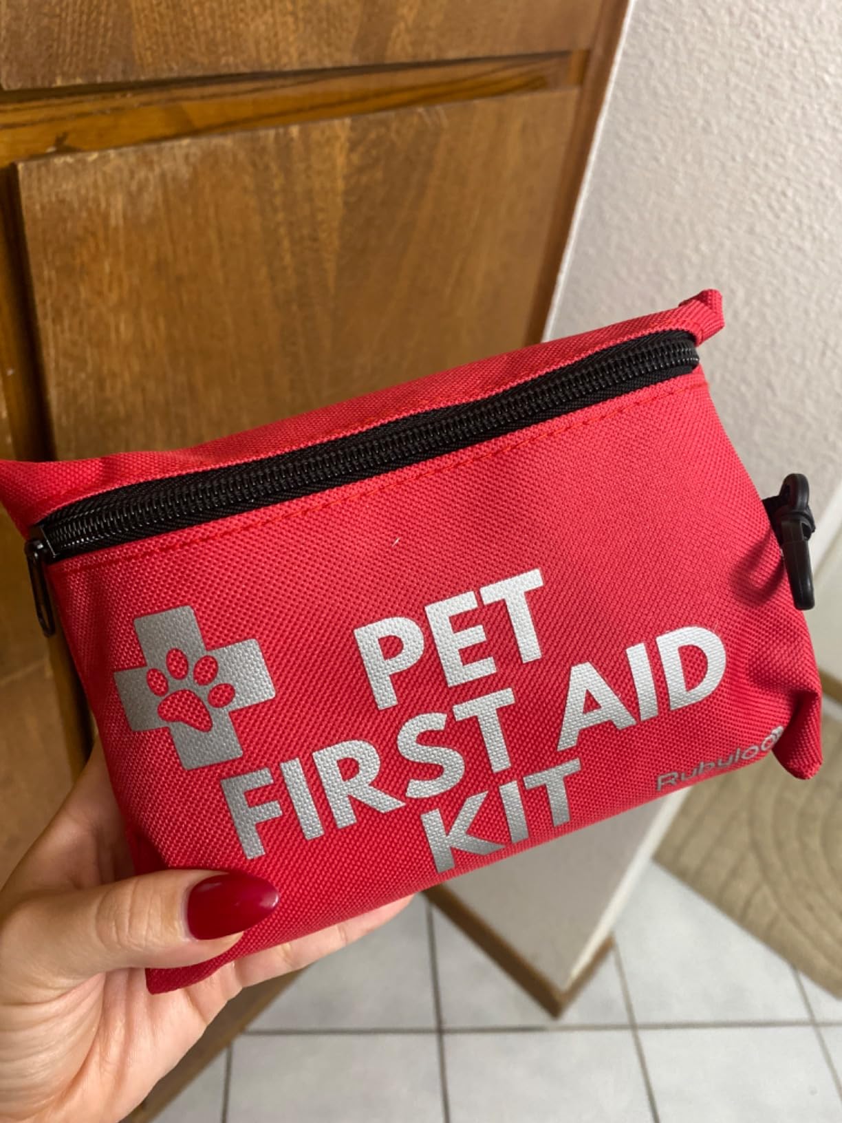 Dog First Aid Kit - Vet-Approved Emergency Kit for Dogs & Cats - Travel | Fits in Backpack & Glove Compartment; Car; Hiking; RV customer photo 2