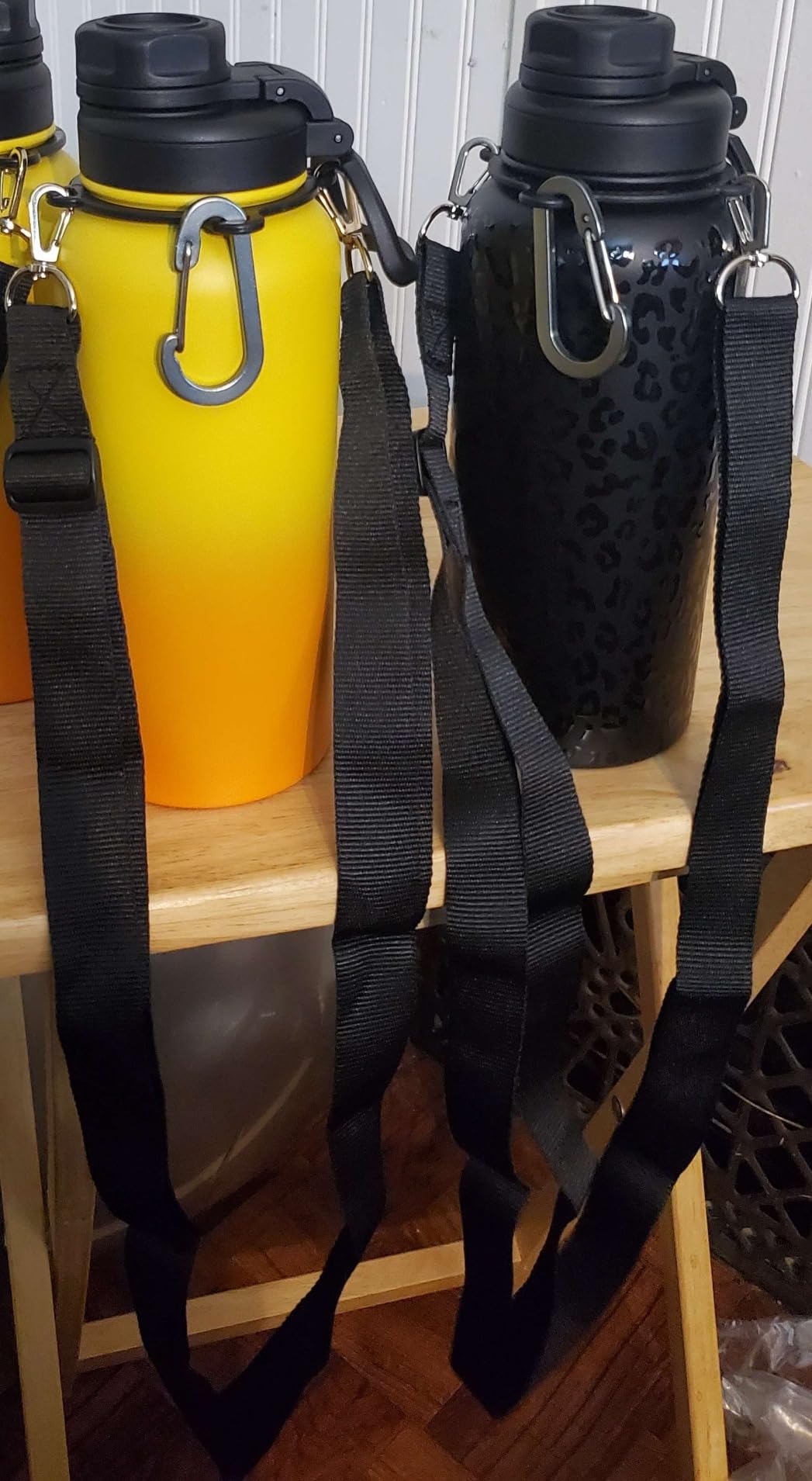 KXIAOCHEN Insulated Water Bottle with Strap, 48-Hour Cold, Triple-Wall Insulation, 18/8 Stainless Steel customer photo 2