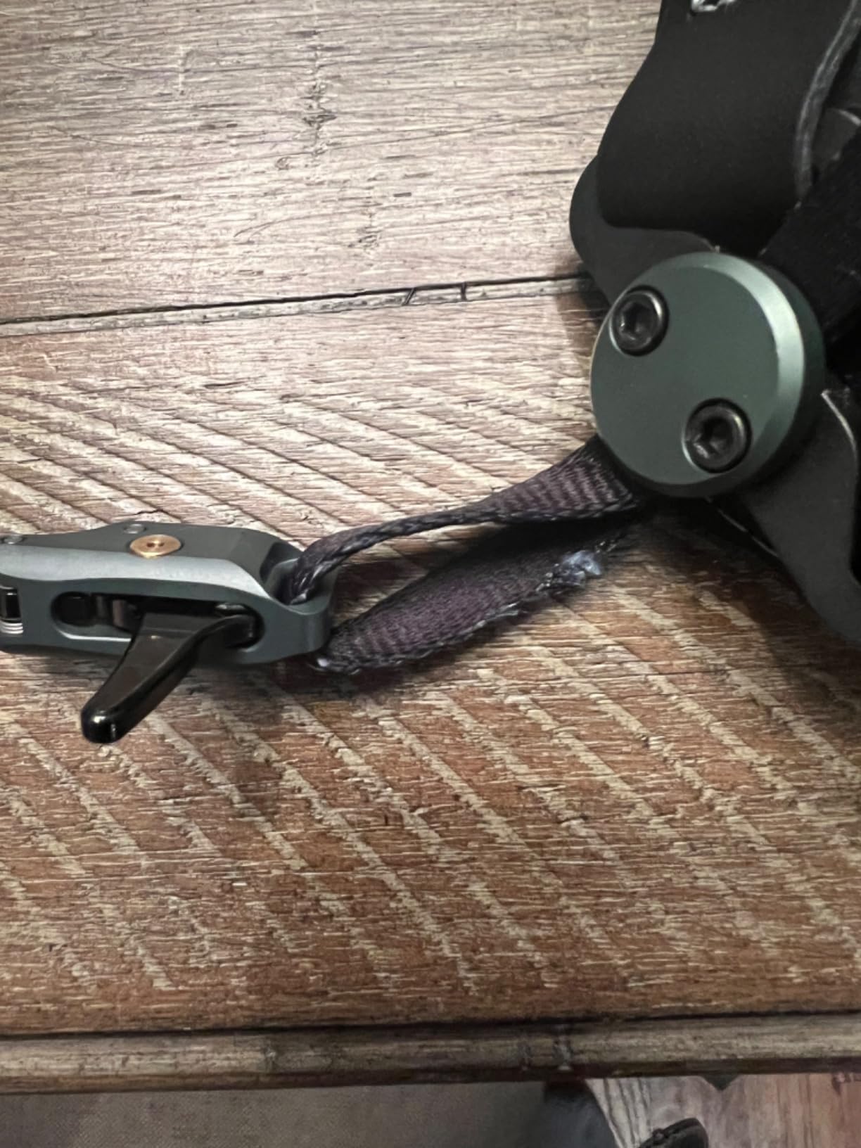 Stan SoleX Index Finger Archery Bowhunting Release - Buckle Wrist Strap Open Hook Trigger Aid with Single-Sear Design, Adjustable Length, Travel & Tension customer photo 1