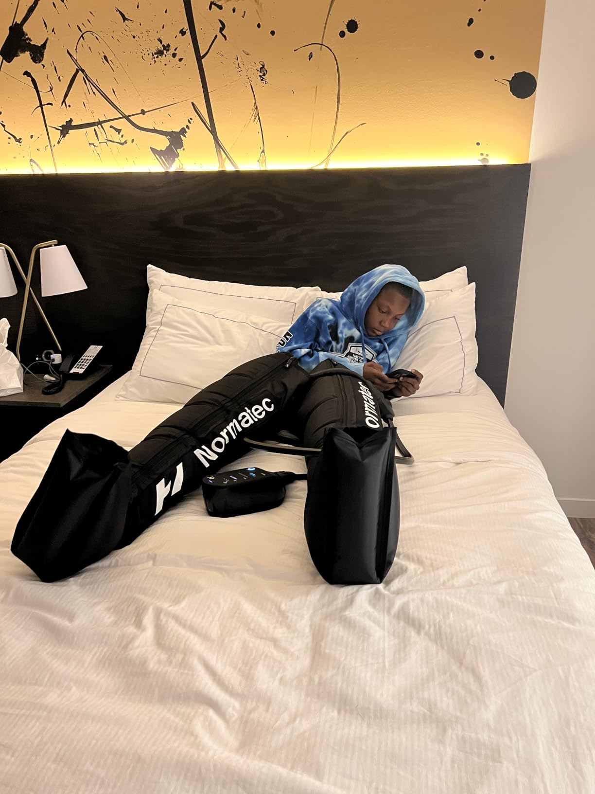 Hyperice Normatec 3 - Recovery System with Patented Dynamic Compression Massage Technology (Normatec 3 Standard Size Legs) customer photo 1