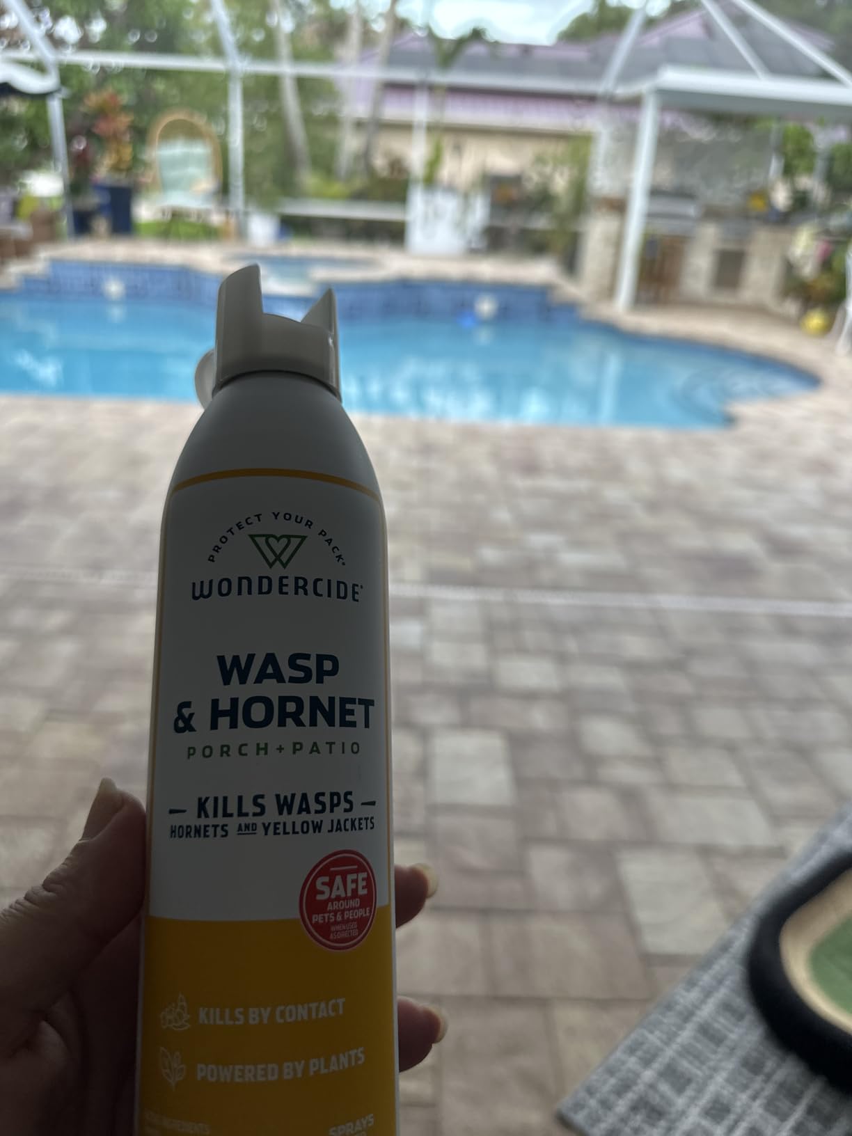 Wondercide - Wasp and Hornet Killer Aerosol Spray - 10 oz - 2 Pack | Kills Wasps, Hornets & Yellow Jackets - With Natural Essential Oils - Safe Around Pets customer photo 1