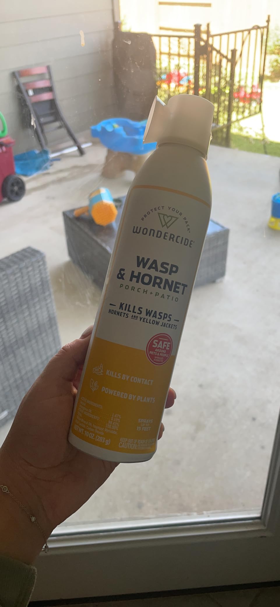Wondercide - Wasp and Hornet Killer Aerosol Spray - 10 oz - 2 Pack | Kills Wasps, Hornets & Yellow Jackets - With Natural Essential Oils - Safe Around Pets customer photo 2