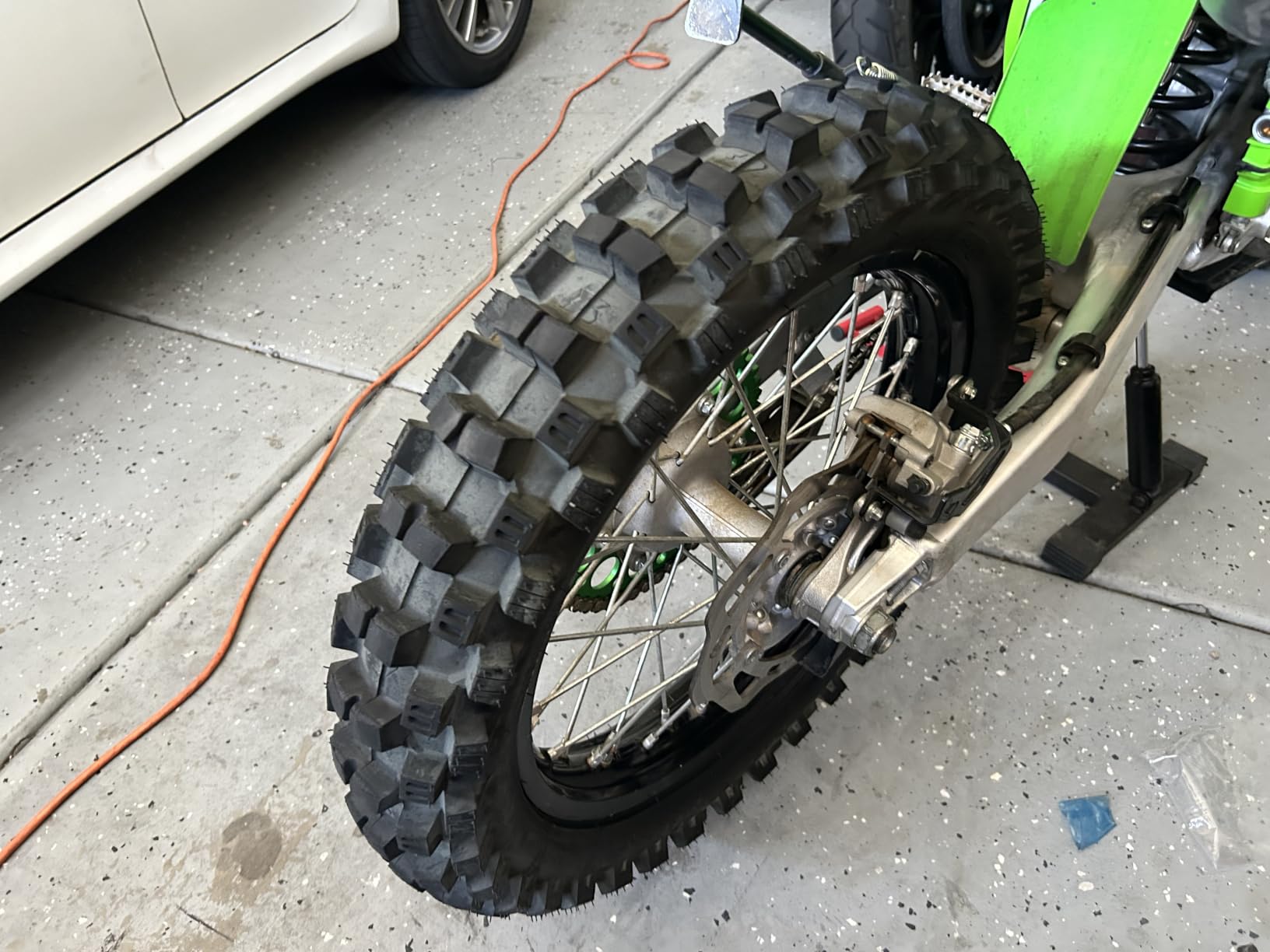 Tusk EMEX T-45 Front & Rear Tire Set 90/100x21 & 110/100x18 - Intermediate/Hard Terrain Knobby Off-Road Dirt Bike Tires for Motocross, Trail, and Enduro Riding customer photo 1