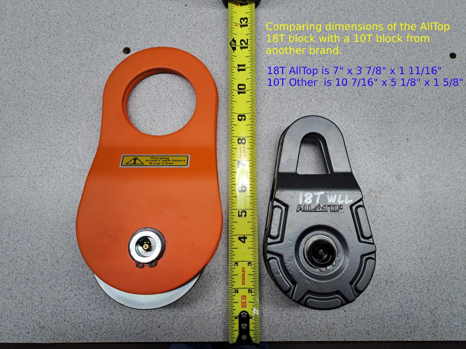 ALL-TOP Forged Snatch Block (18 Ton Work Load) Extreme Recovery Winch Pulley System customer photo 1