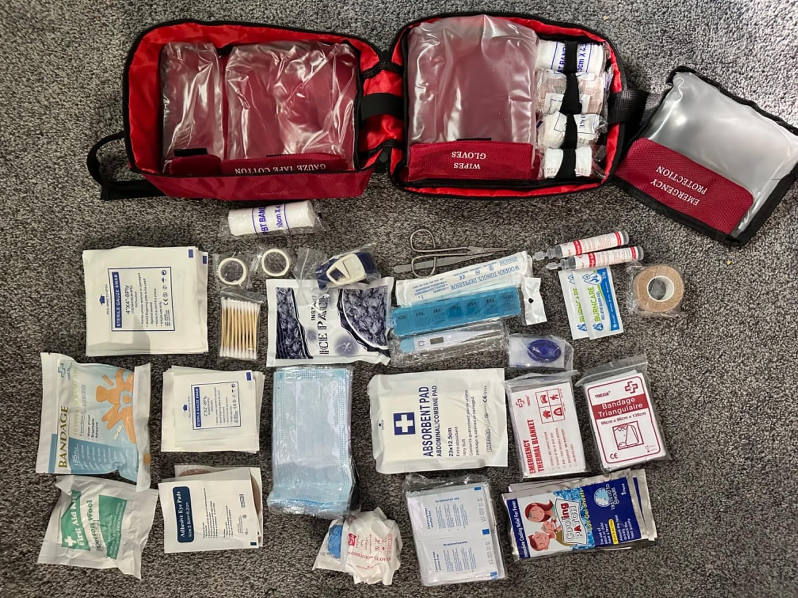 VRIEXSD 400 Piece Large First Aid Kit for Home, Car, Travel, Camping, Sports | Comprehensive & Well-Organized First Aid Kit - Premium Emergency Medical Supplies for Office, Hiking, Business & Outdoor Use customer photo 1
