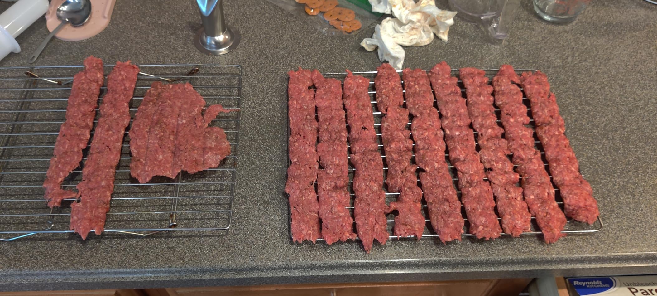 Professional Beef Jerky Gun Kits, Stainless Steel Jerky Maker, Jerky Cannon, Meat Gun with 5 Stainless Nozzles and 5 Brushes customer photo 2