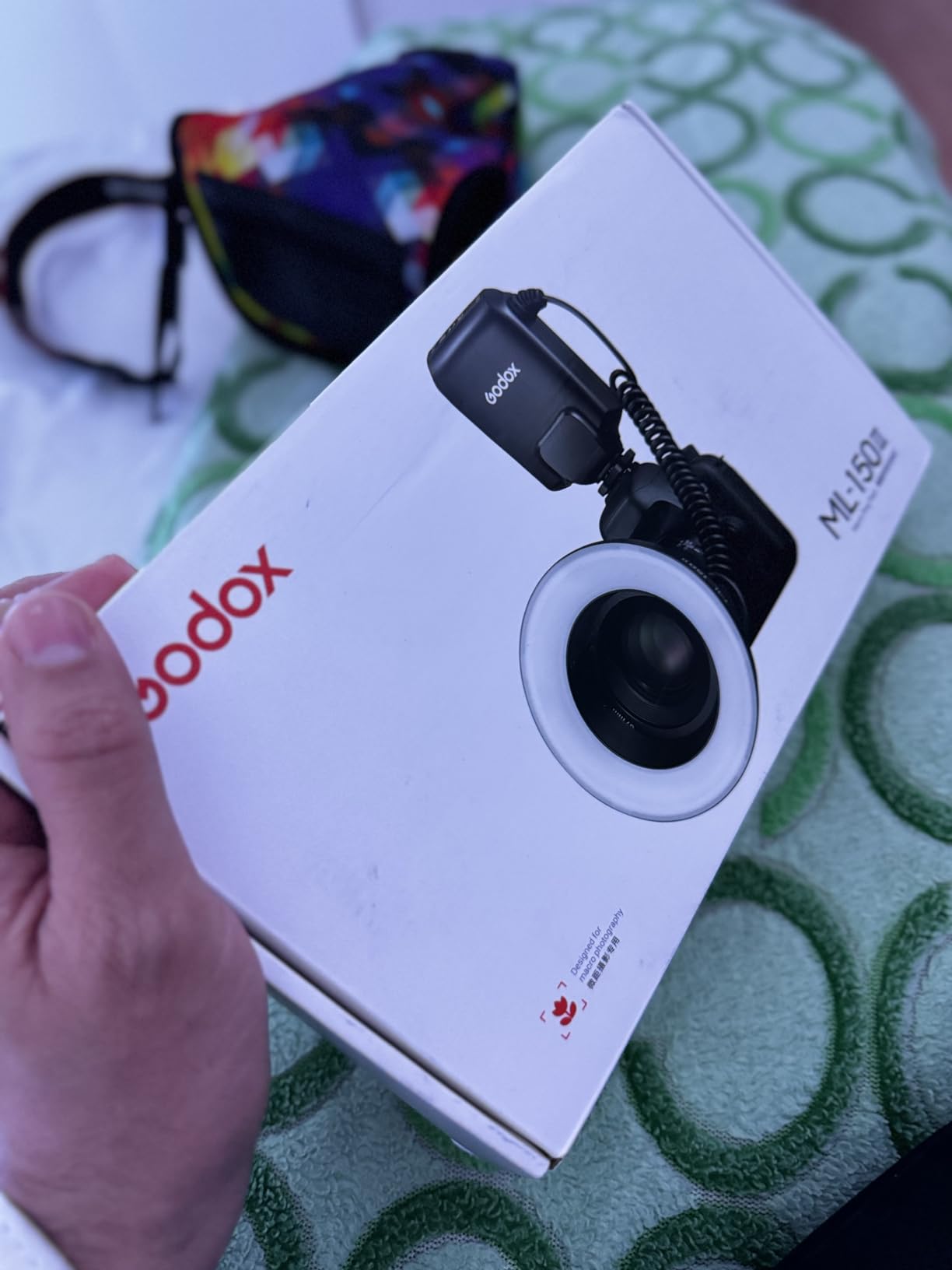 Godox ML150II Macro Ring Flash on Camera Ring Flash Light GN12 CCT 5800K±200K for Fuji, for Canon, for Nikon, for Sony, for Olympus Camera customer photo 1