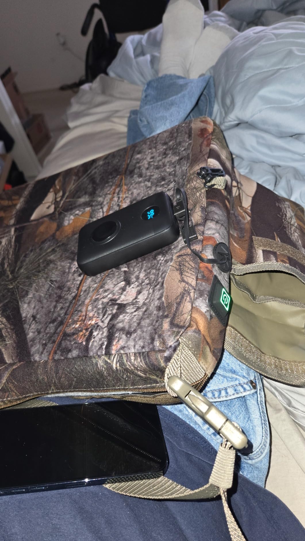MDSTOP Heated Hunting Seat Cushion, Waterproof Seat Pads for Tree Stand & Ladder Stand, for Hunting, Ice Fishing, Hiking, Camping (Battery not Included) customer photo 2
