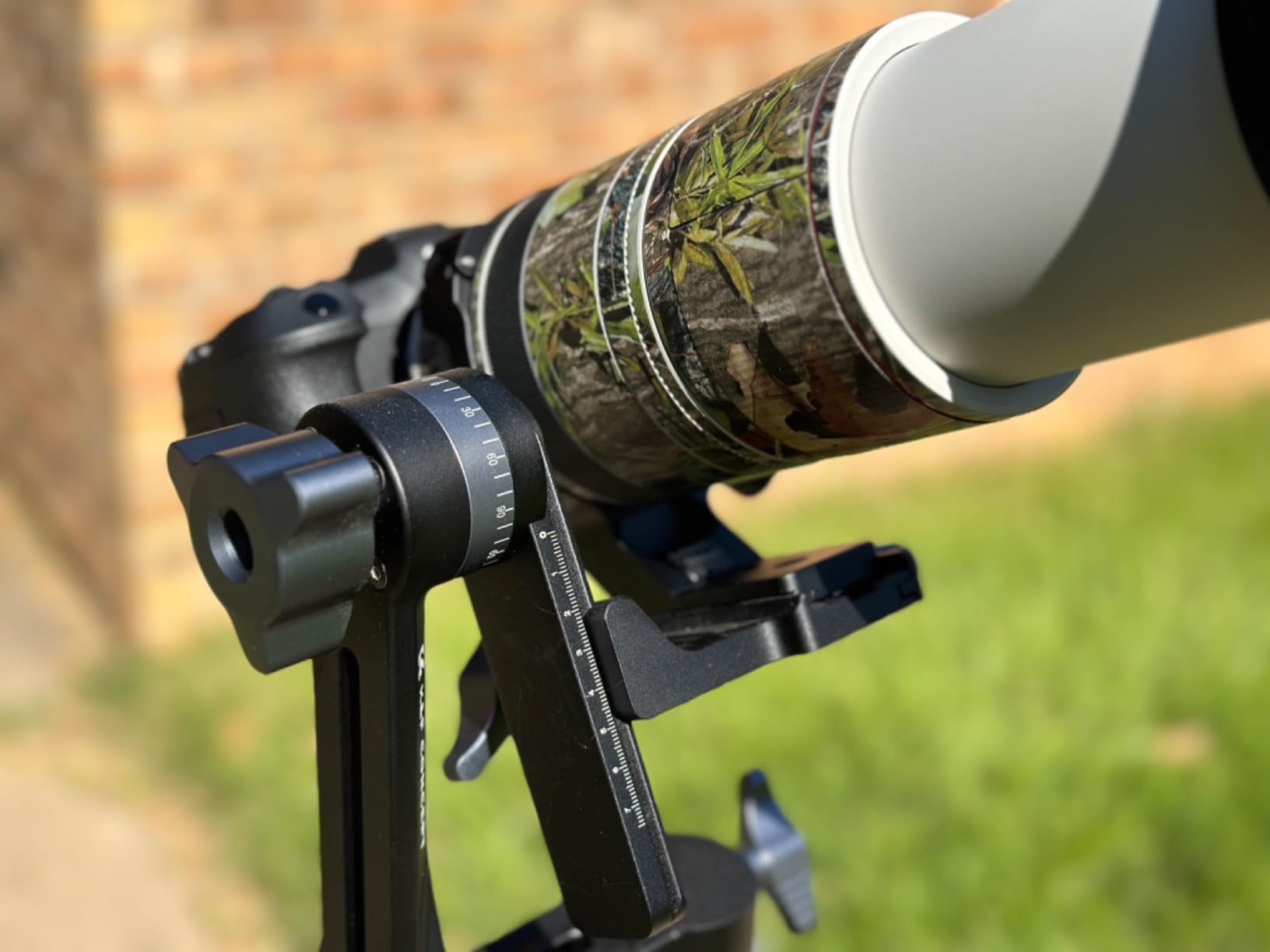 K&F CONCEPT Upgraded Gimbal Tripod Head, All-CNC Aluminum Alloy Gimbal Head, Precise Horizontal and Vertical Adjustment, TG07 customer photo 1
