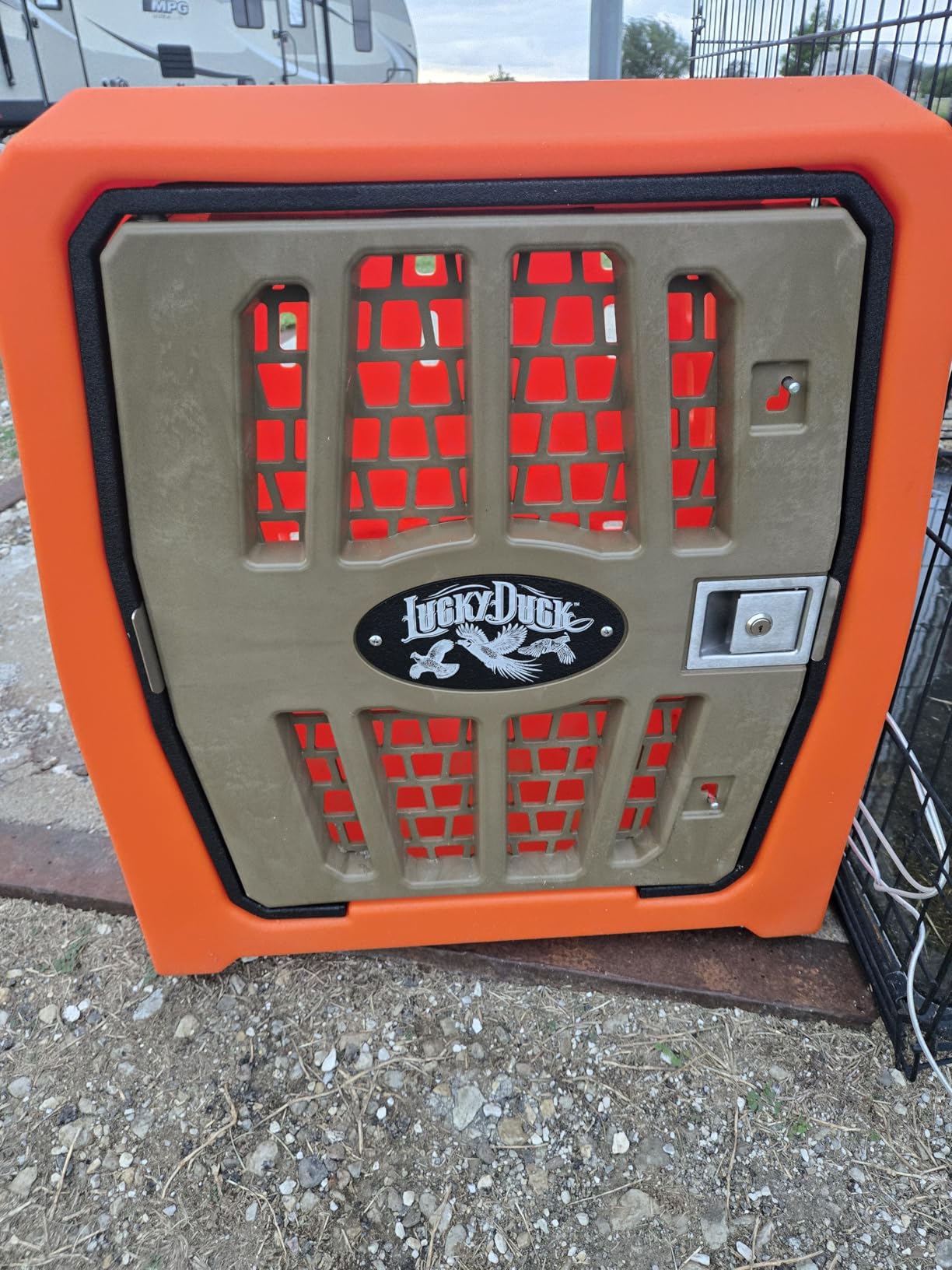 Lucky Dog Kennel, Durable Crash Tested Portable Dog Crates, Large customer photo 2