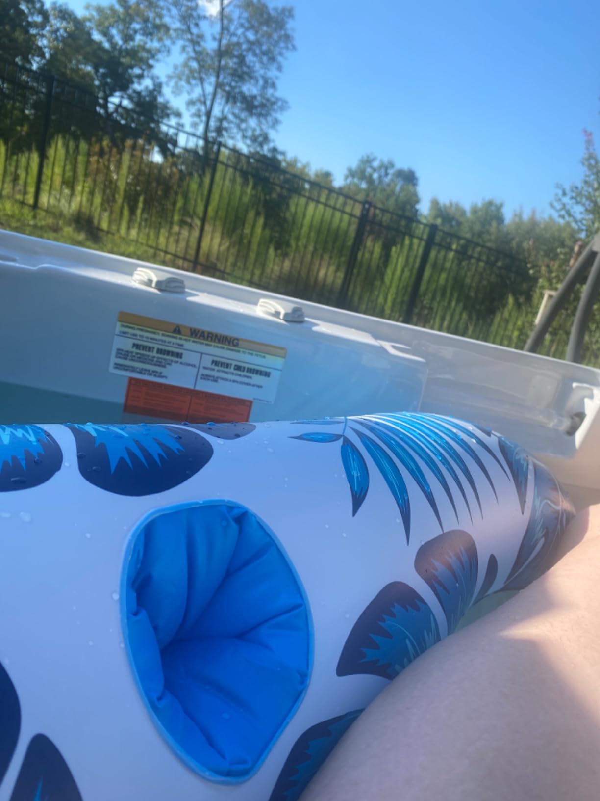 Jasonwell Inflatable Pool Float Adult - Pool Floaties Lounger Floats Raft Floating Chair Water Floaties for Swimming Pool Lake Lounge Float with Cup Holders customer photo 2