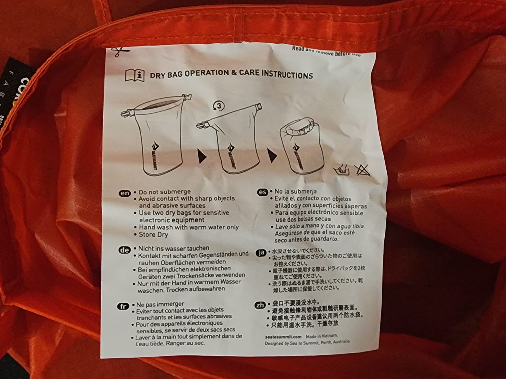 Sea to Summit Ultra-Sil Dry Bag, Ultralight Waterproof Dry Storage customer photo 2