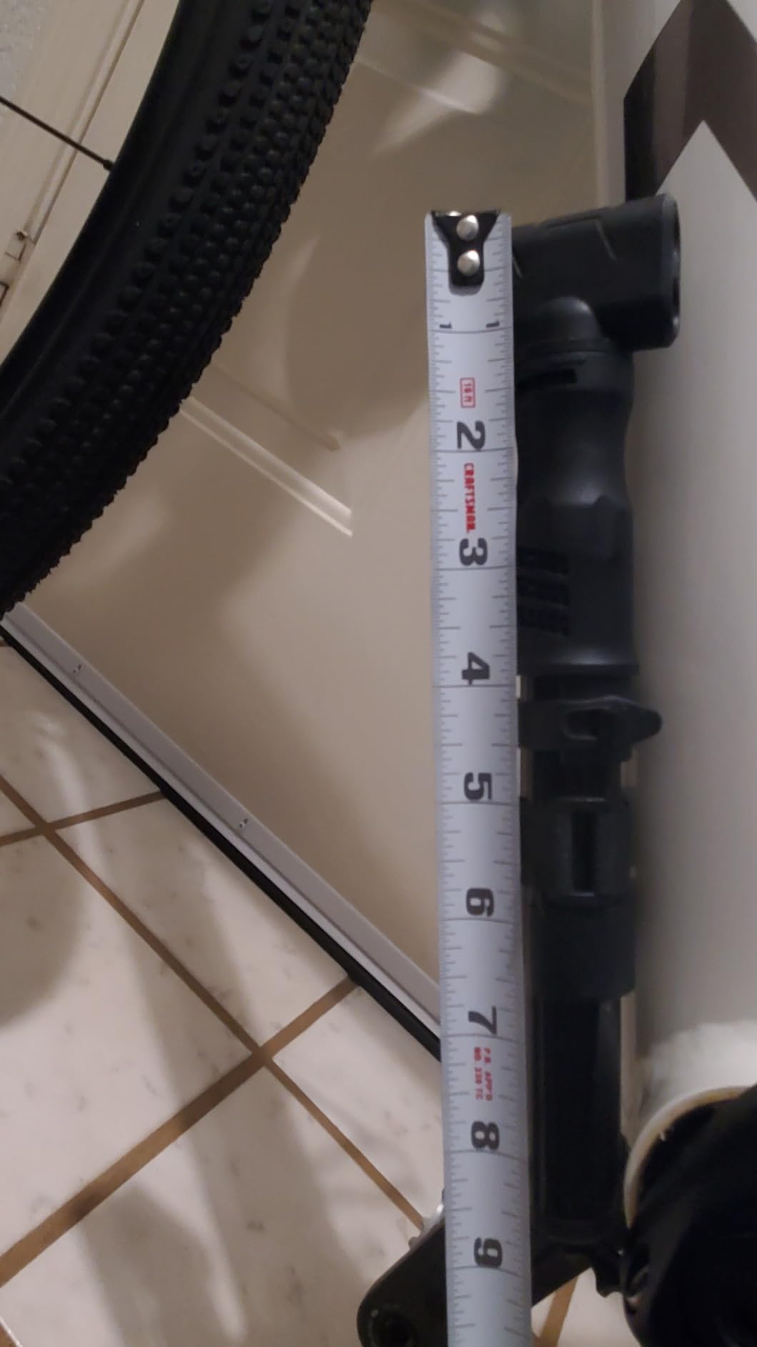 Bicycle Pump Mini Bike Pump - Aluminum Alloy Cycle Pump for Presta & Schrader Valve, Portable Lightweight Bike Tyre Pump Fast Tyre Inflation Mini Air Pump for Mountain Road Bike Ball Pump customer photo 1