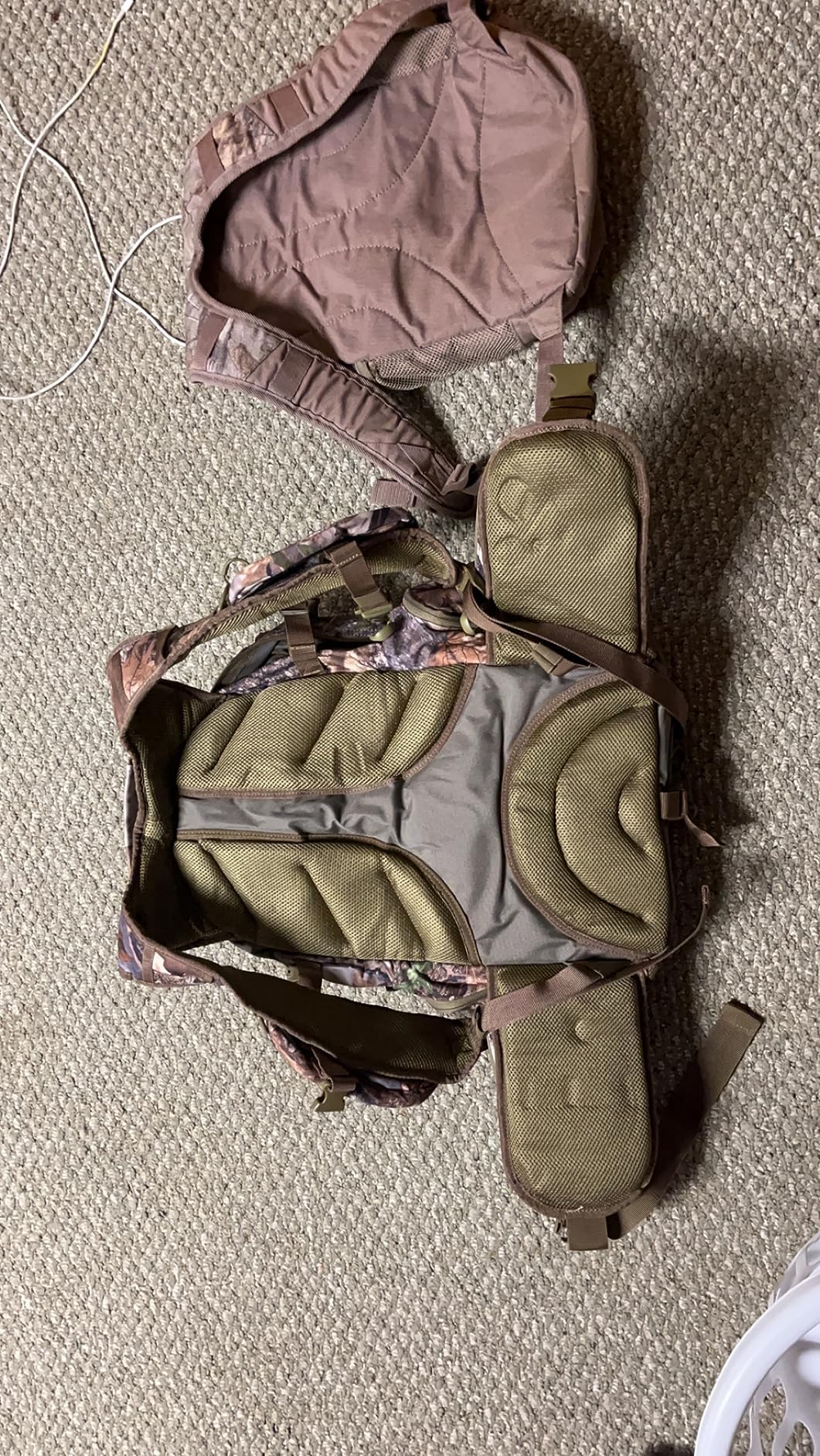 Large Hunting Backpack with padded weapon compartment for Bow Rifle Hunting Gear 40L | Rain Cover Included, Silent Fabric, Rifle Bow Carry System, Waterproof customer photo 2