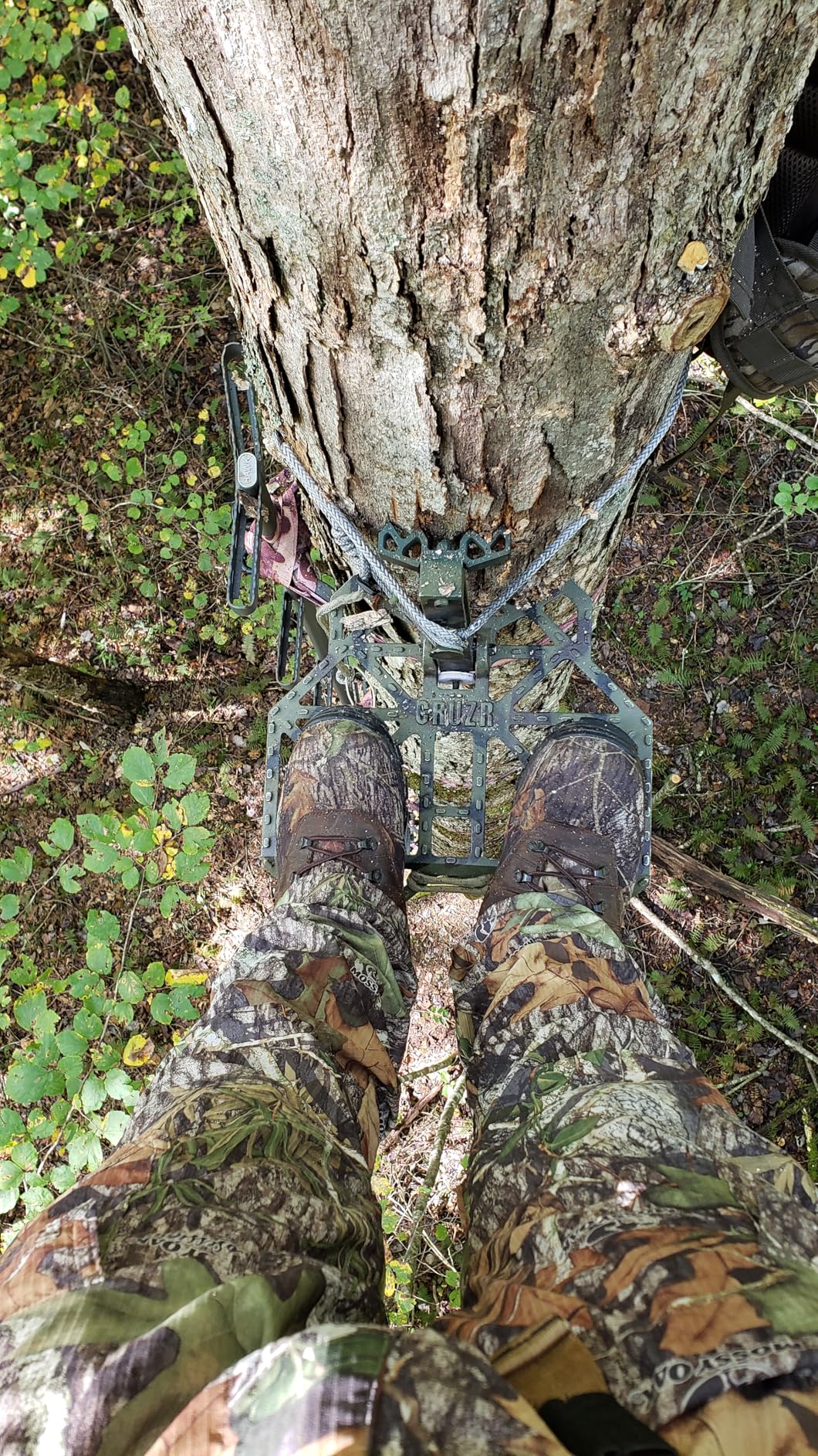 Hawk Combat Hang-On Hunting Tree Stand Platform Adjustable Treestand Accessory and Equipment for Game and Shooting customer photo 2