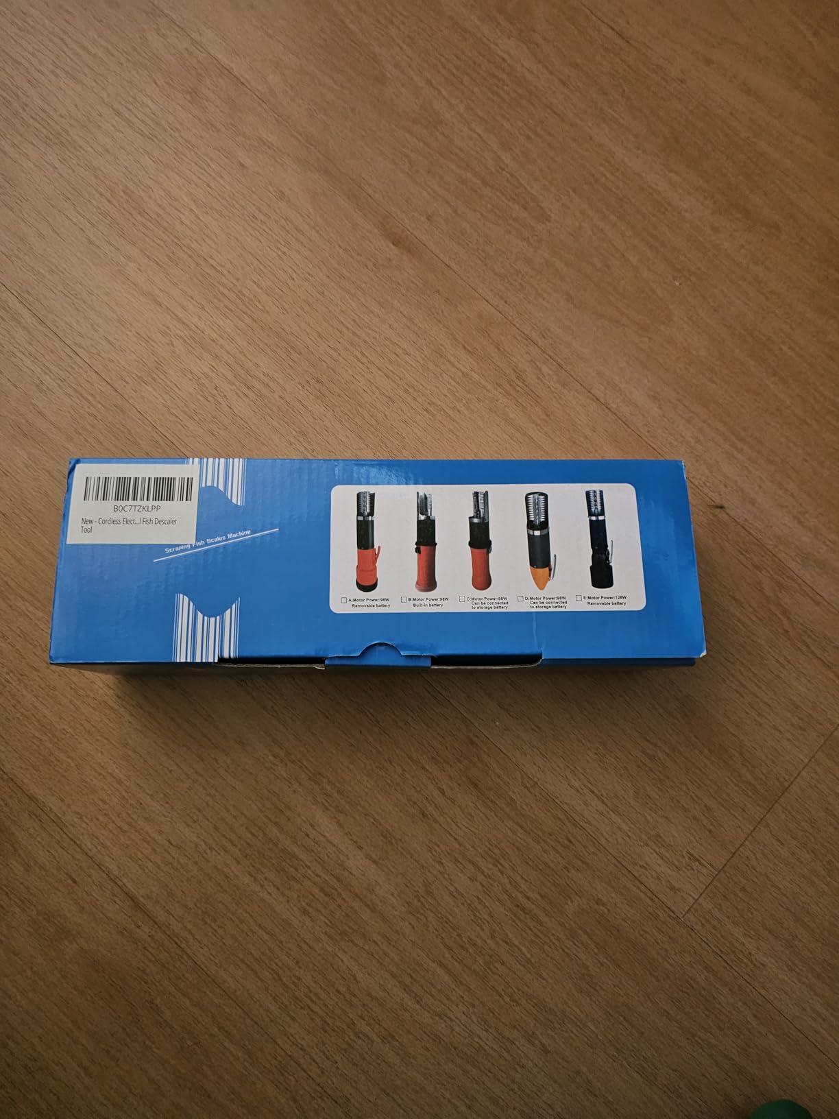 Cordless Electric Fish Scaler Tools, Built-in 12v Rechargeable Battery, 2 Cutter Heads, Two-way Rotated, IPX7 Waterproof, Electric Fish Scaler Remover, Professional Fish Descaler Tool customer photo 1