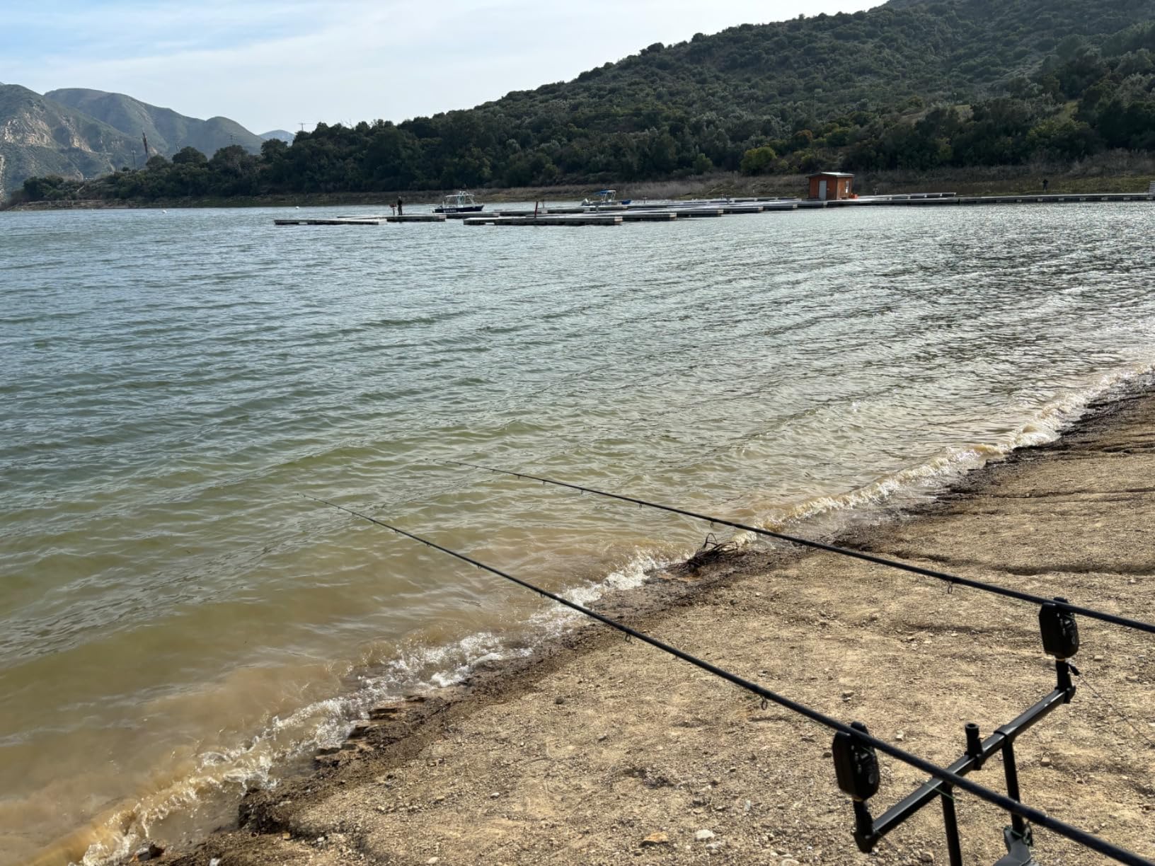 Tiandirenhe Adjustable Retractable Carp Fishing Rod Stand Holder, Fishing Rod Pod with 3 Bite Alarms & 3-Piece Bait Swinger Set customer photo 2