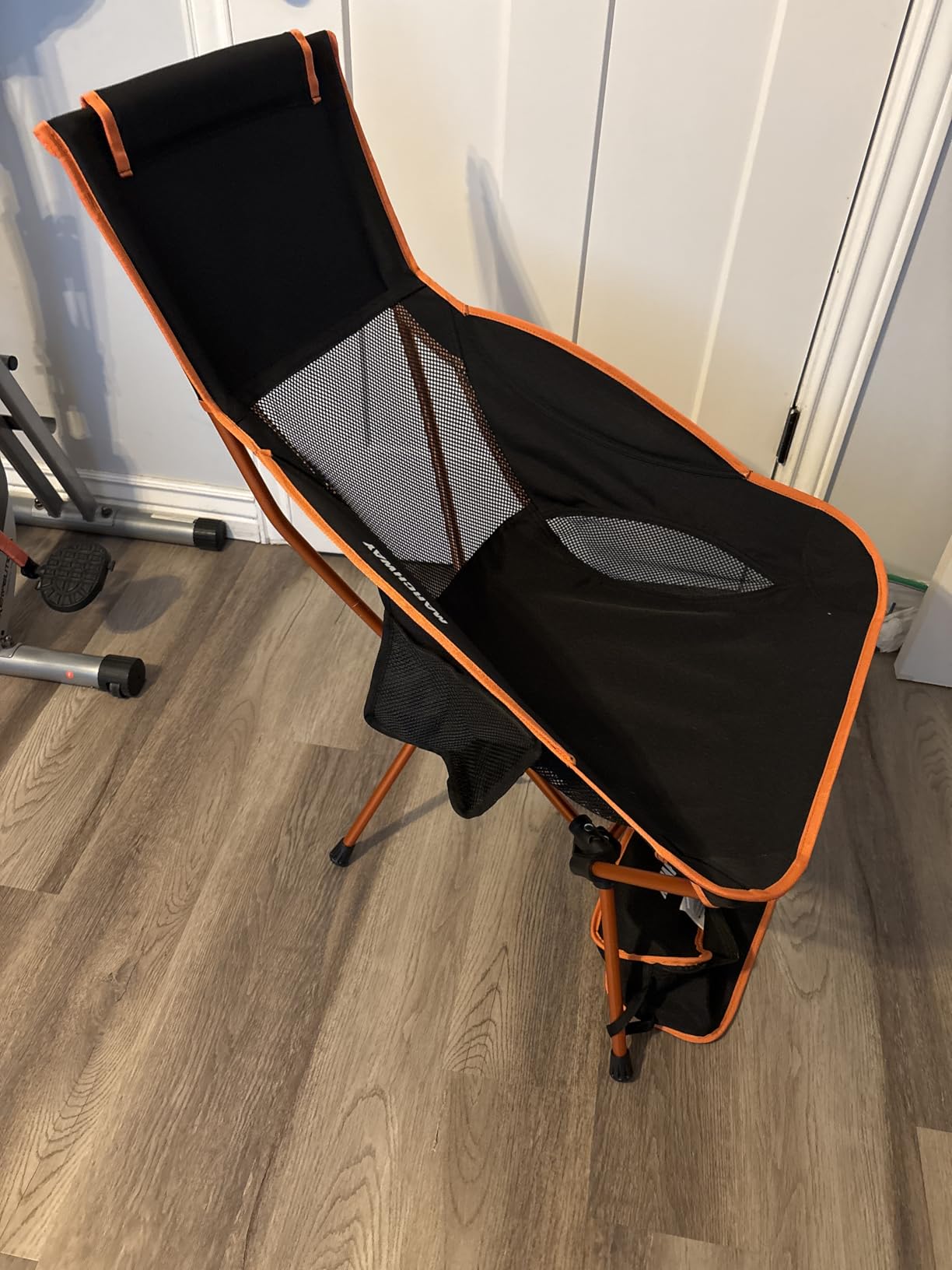 MARCHWAY Lightweight Folding High Back Camping Chair with Head Support, Stable Portable Compact for Outdoor Camp, Travel, Beach, Picnic, Festival, Hiking, Backpacking (Highback Khaki) customer photo 1