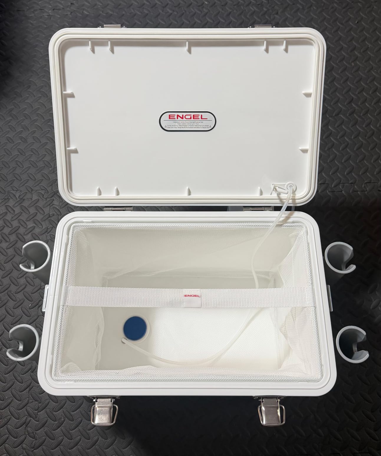 ENGEL Live Bait Cooler PRO for Fishing - Portable Minnow and Bait Bucket with Lithium-Ion Rechargeable Aerator customer photo 1