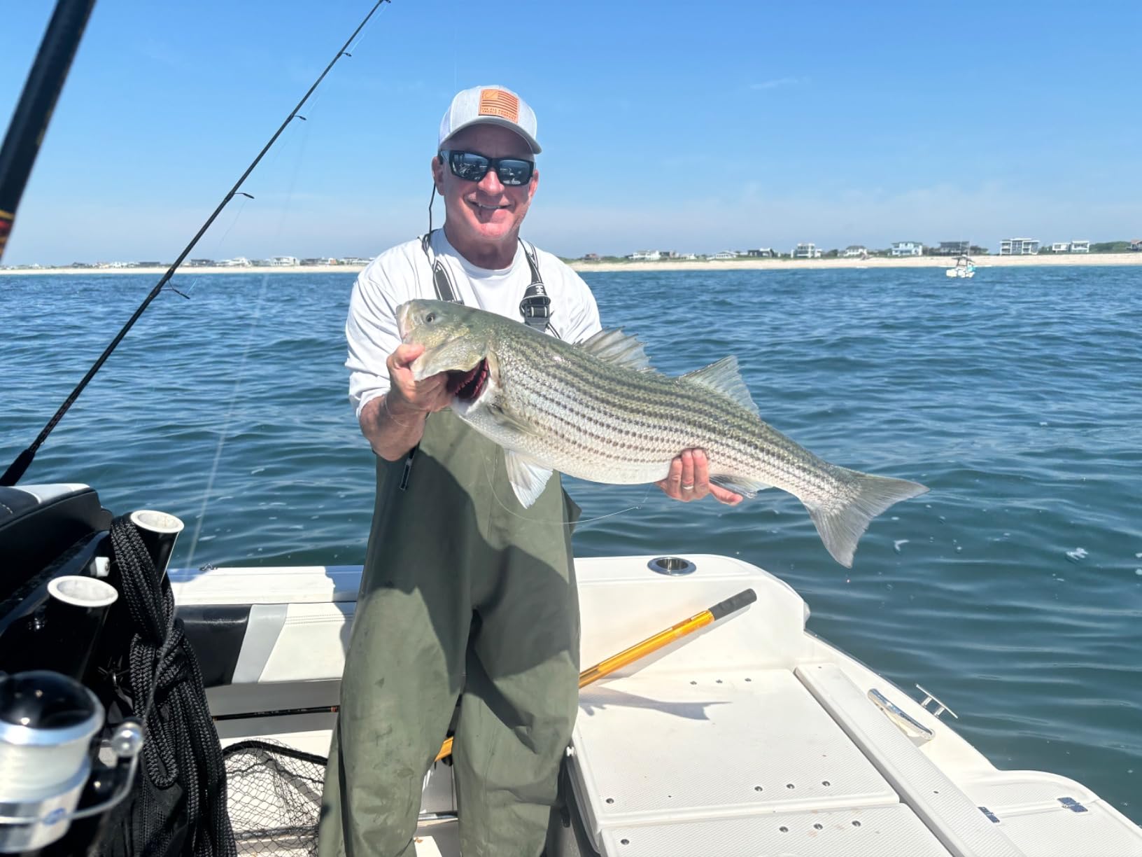 Boat Bait Cutting Board, Fish Fillet Table with Rod Holder Mount & Slots | Marine Accessories For Boats Grill, for Fish Cleaning Station Fishing Fillet Table customer photo 1
