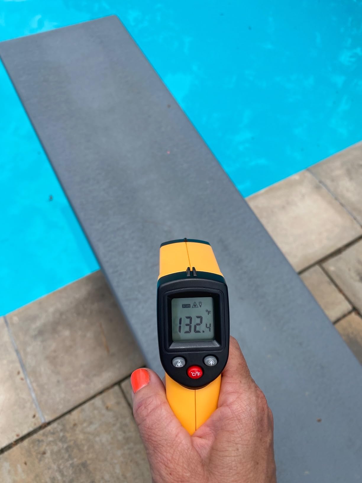 Global Pool Products 6' White Diving Board Replacement for Inground Swimming Pools GPP-DB-GX6-W customer photo 2