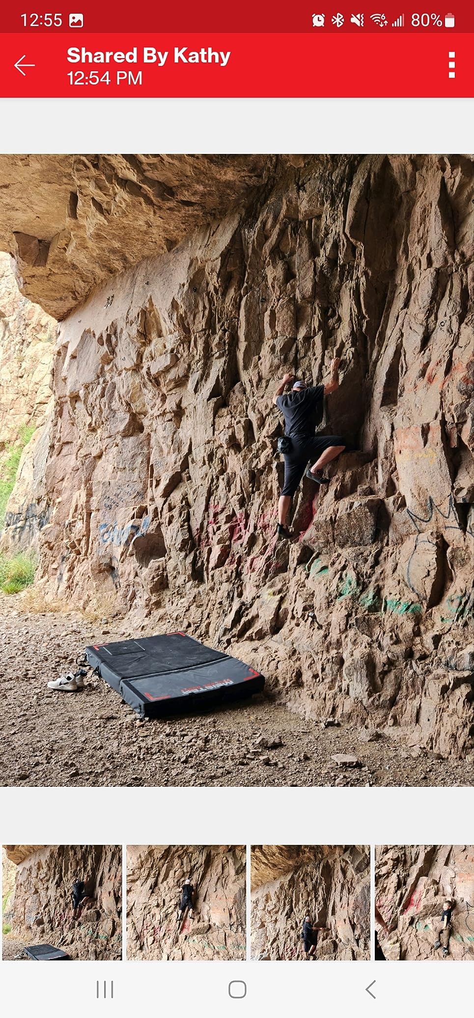 Meister Boulder Beast XL Tri-Fold Climbing Crash Pad w/Backpack Straps | Oversized 72