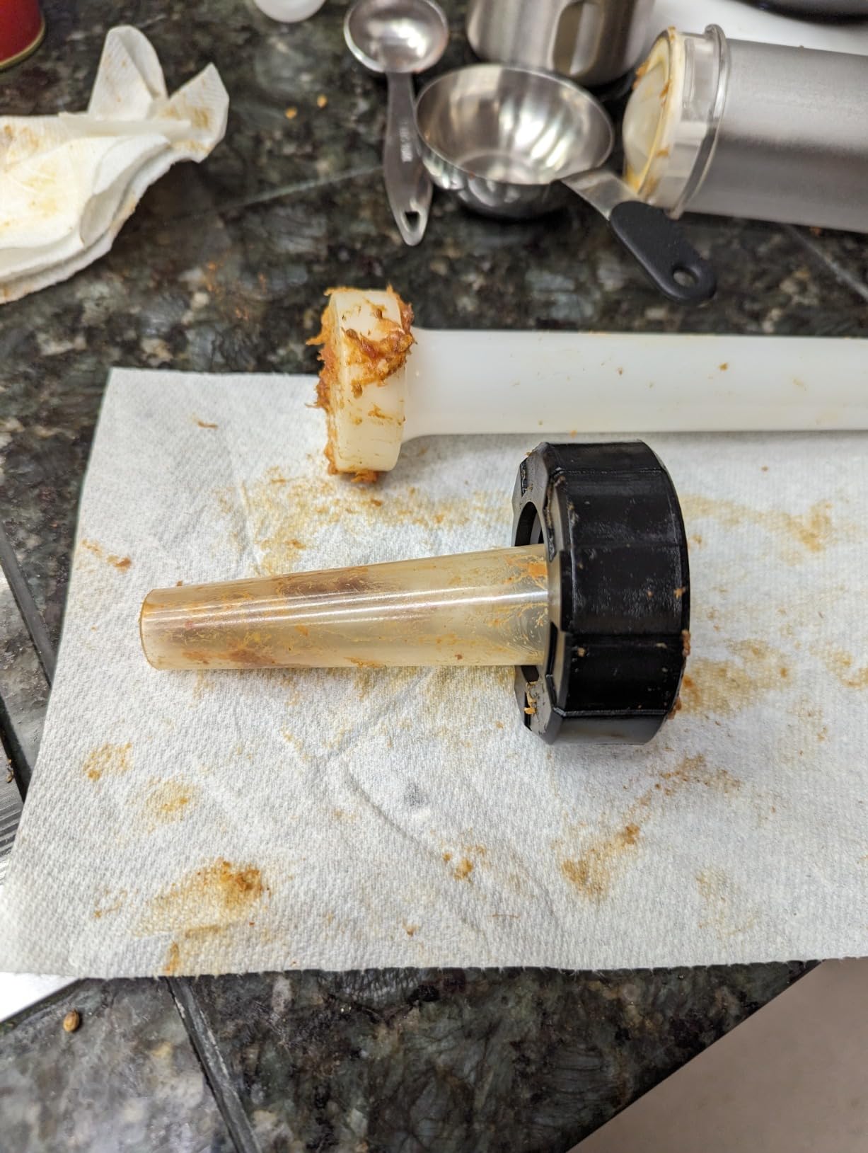 Weston Original Beef Jerky Gun Jr. Kit, Makes Flat and Round Snack Sticks, 1lbs Meat Capacity, With Sausage Funnel, 2 Nozzles, Stomper and Two Cleaning Brushes (37-0260-W) customer photo 2