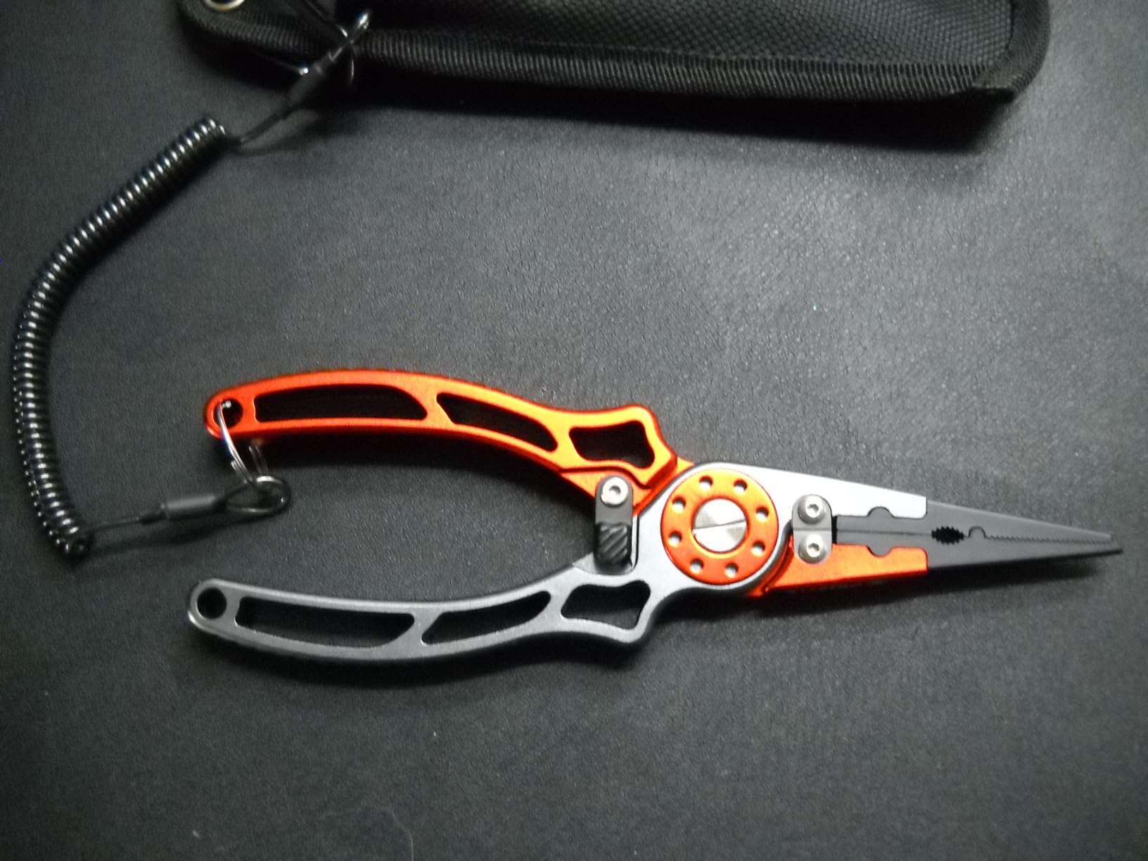 Pristis UTA II Fishing Pliers, Multi-Function Split Ring Hook Remover Gear | Saltwater Resistant Teflon Coated Locking Line Cutter, Stainless Steel Top & Aluminum Body Tool Kit Tackle Set for Bass Pike customer photo 2