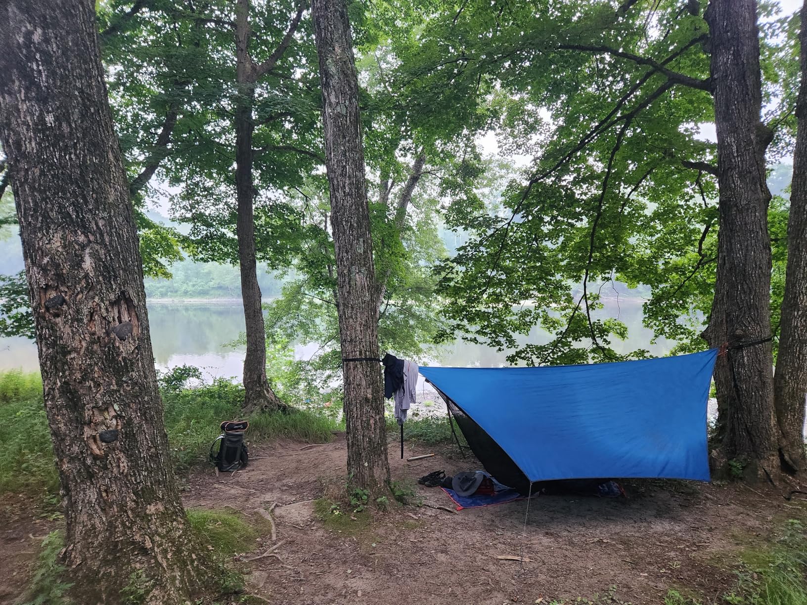 Frelaxy Tent Footprint, Lightweight Waterproof Camping Tarp for Hiking | Durable tear-resistant material, Compact portable design, Tent floor protection, Backpacking hammock beach camping customer photo 1
