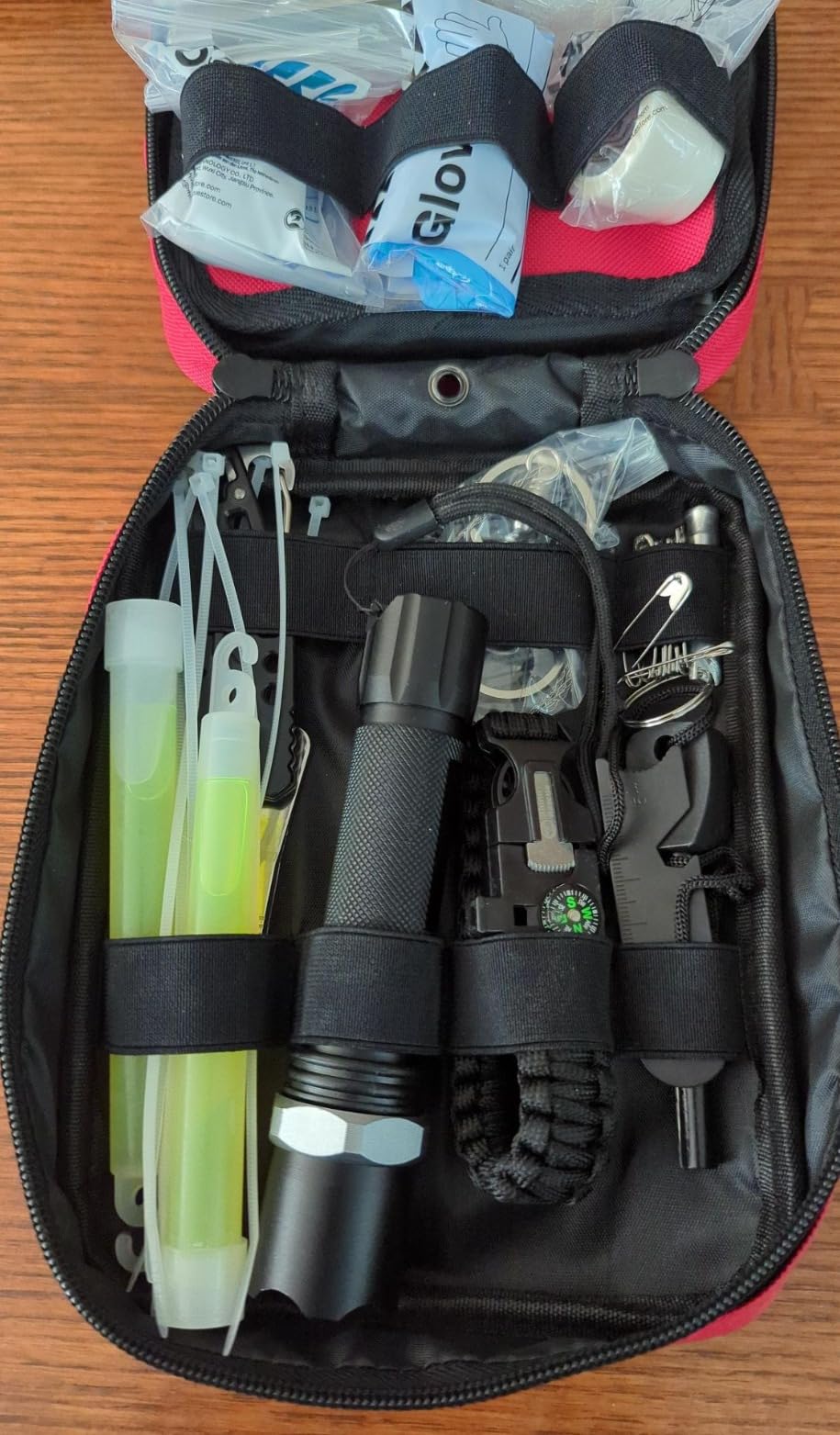 RHINO RESCUE Survival First Aid Kit for Hiking, Backpacking | Portable Size, IFAK Molle Pouch, Essential Outdoor Gear, 100+ First Aid Supplies, 20+ Survival Essentials, HSA/FSA Approved customer photo 2