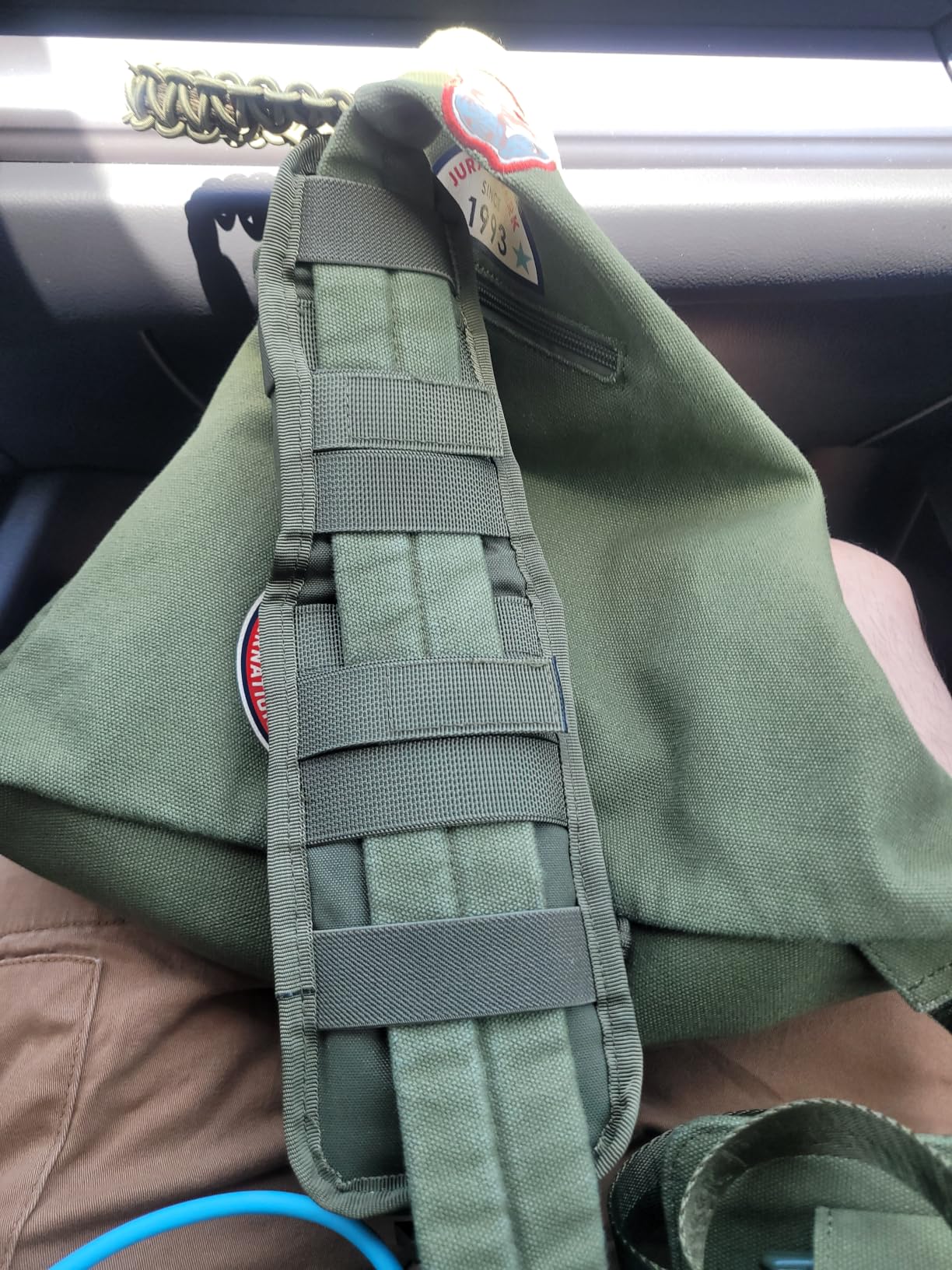 WYNEX Molle Accessories Pouch of Double Zipper Pocket Version, Backpack Strap Pouch Shoulder Strap Molle Attachment Tactical Accessories Bag Shoulder Straps Zipper Pocket Additional Phone Holder customer photo 2
