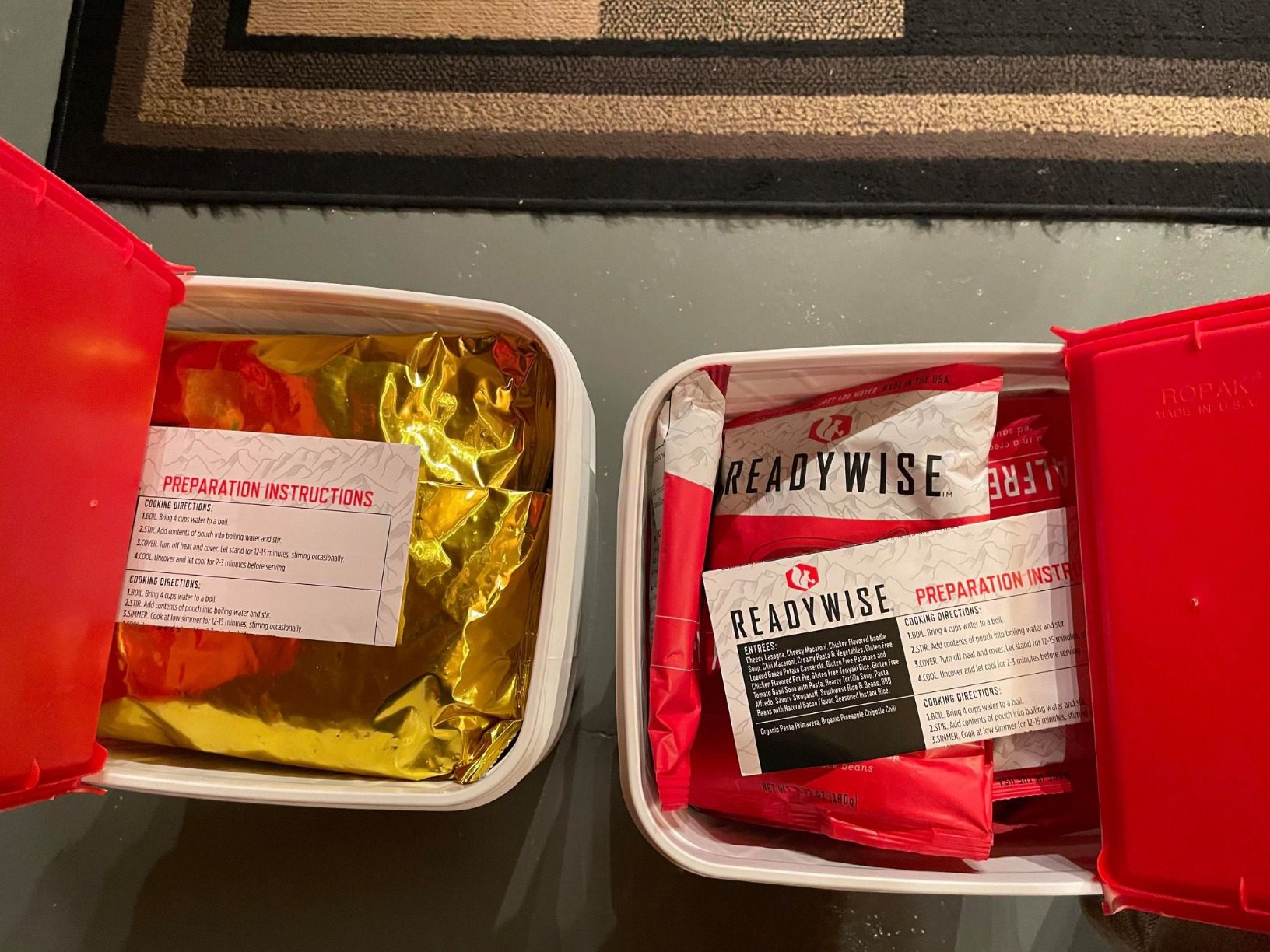 ReadyWise Emergency Food Supply - 14 Day, 150 Servings Emergency Freeze Dried Food Bucket, Protein Meals, Camping Essentials, Survival Kit, Disaster Prepping Supplies, up to 25 Year Shelf Life customer photo 1