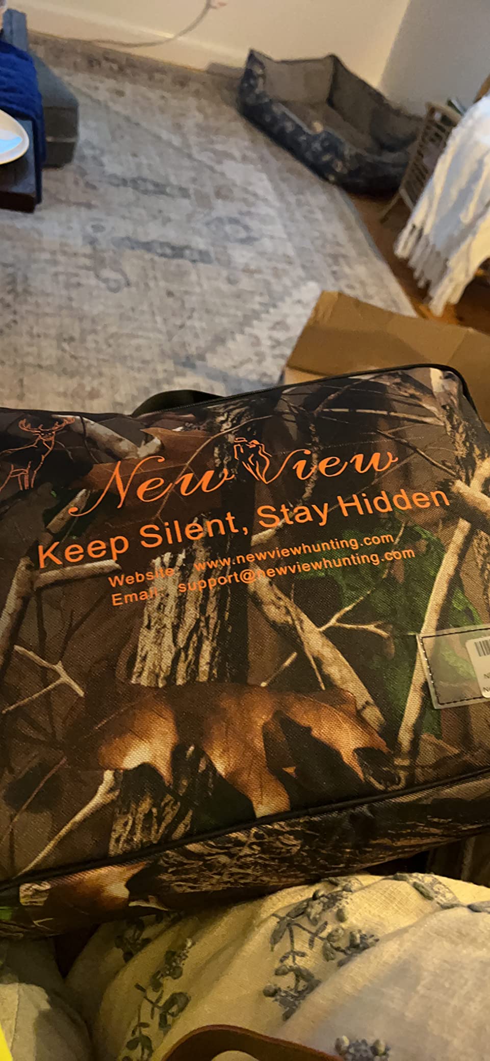 NEW VIEW Camo Hunting Clothes for Men, Quiet Warm Fleece Lining, Cold Weather Deer Hunting Jacket and Pants with Face Mask customer photo 2