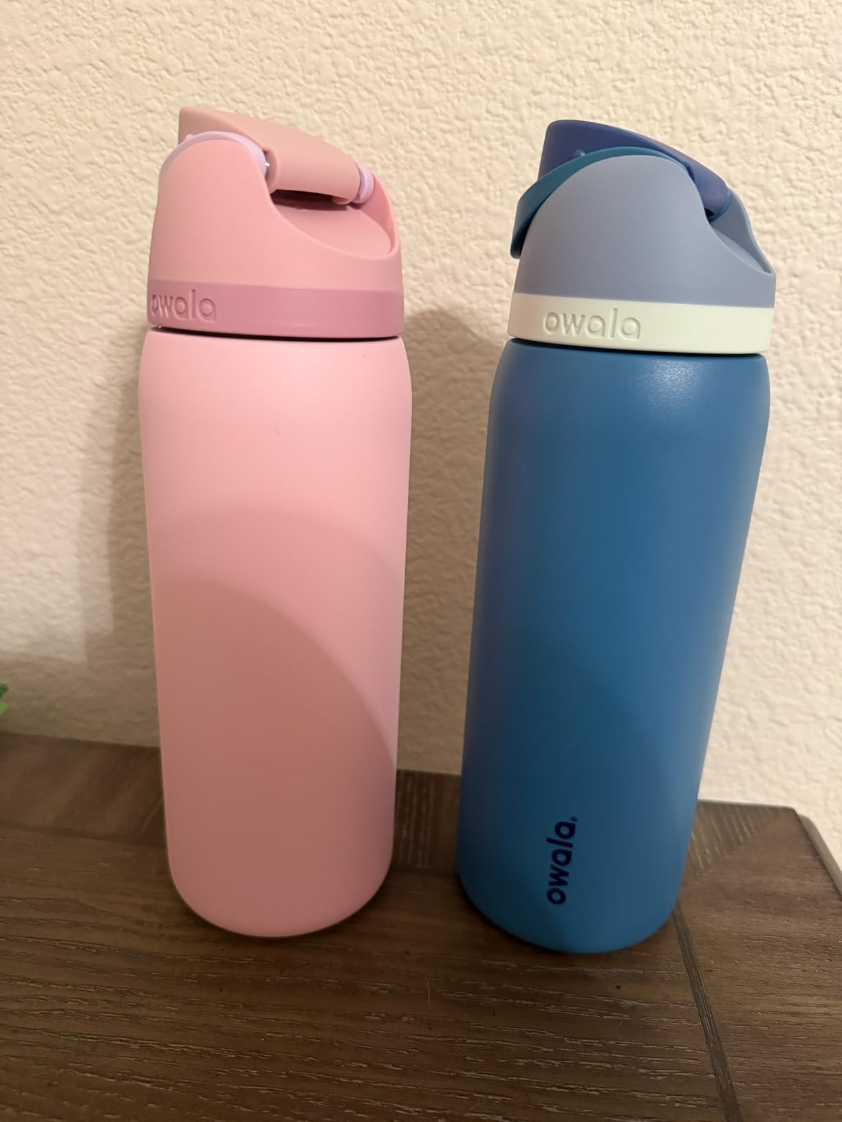 Owala FreeSip Kids Stainless Steel Water Bottle 16 oz Blue Citrus customer photo 1