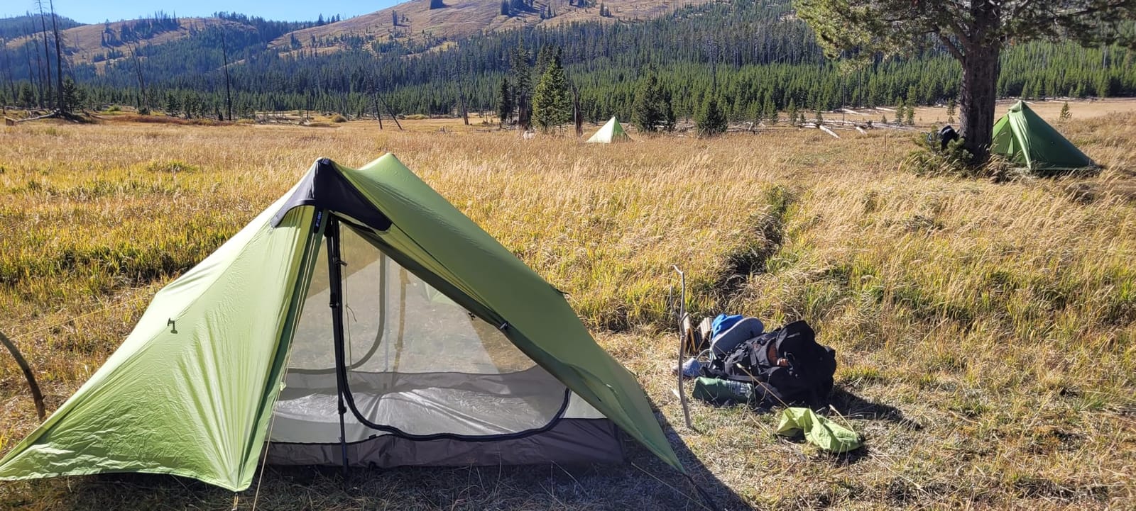 Ultralight Tent 3-Season Backpacking Tent 1 Person/2 Person Camping Tent, Outdoor Lightweight LanShan Camping Tent Shelter, Perfect for Camping, Trekking, Climbing, Hiking customer photo 2