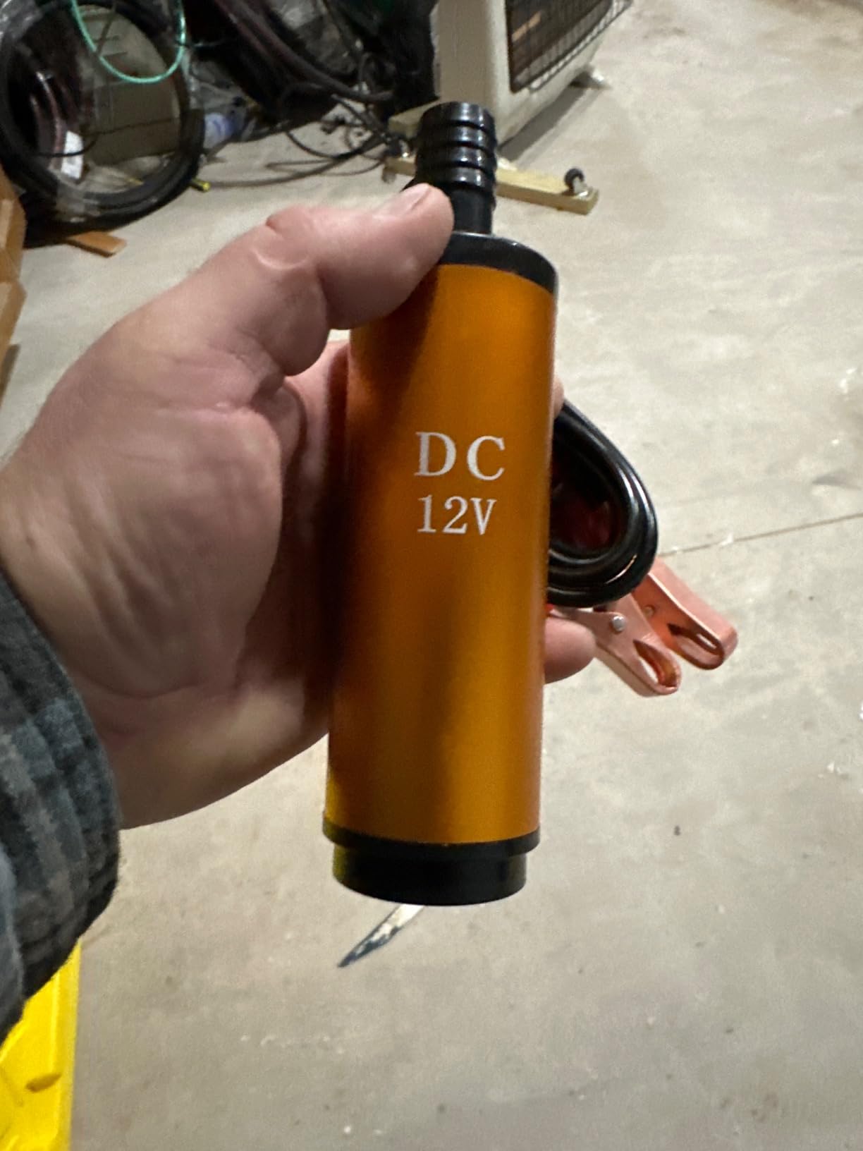 12V 80W Submersible Transfer Pump Water Diesel Oil for Auto Marine Farm | Electric transfer pump, 8A current, handles water, ideal for automotive, marine, agricultural irrigation and more customer photo 1