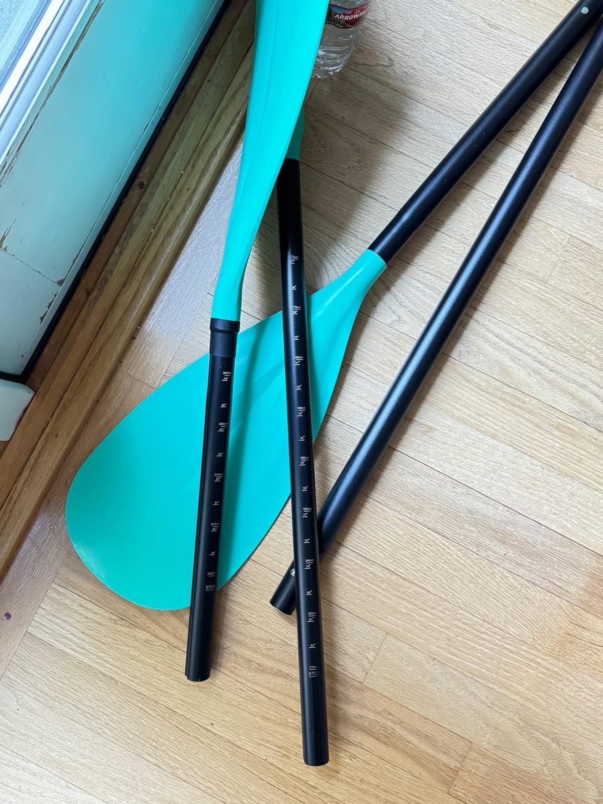 Paddle Board Paddle, 3 or 4 Piece Adjustable SUP Paddle, Detachable Floating Kayak Paddles, Lightweight Oar with Premium Durable Fiber Blade, for Paddleboard, Surfing, Water Sports Enjoyment customer photo 2