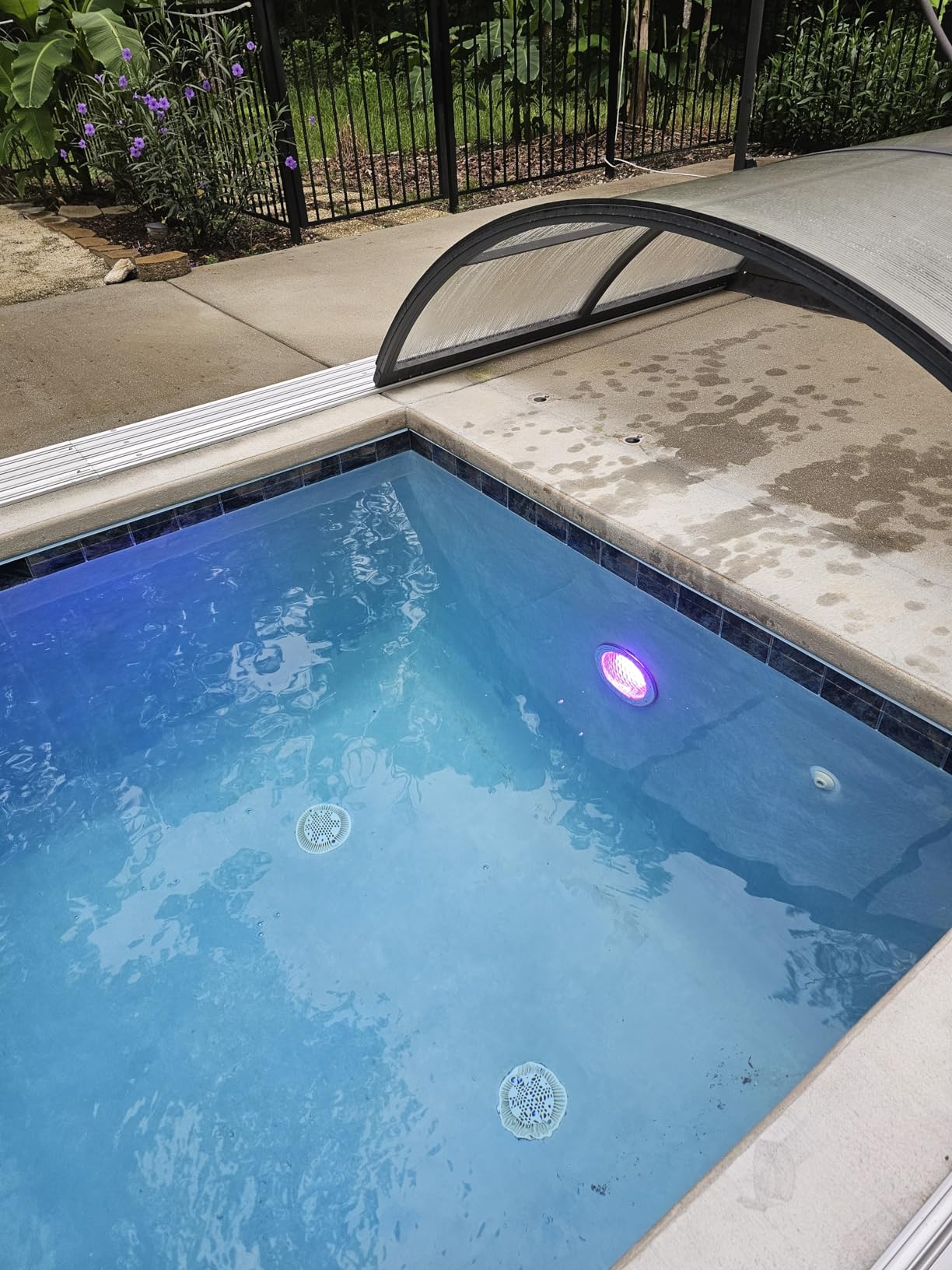 SURAIELEC 12V AC Pool Lights for Inground Pool, 10 Inch, Color Changing, Remote Control LED Pool Light, 35W LED, 300W Equivalent, Underwater Swimming Pool Light Fixture for Large Wet Niches, 50FT customer photo 2