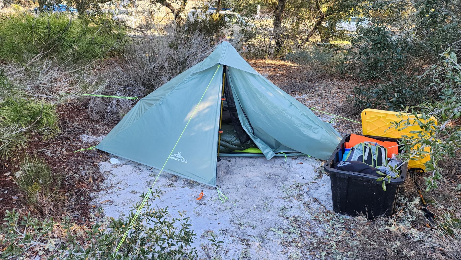 Altair One Ultralight Trekking Pole Backpacking Tent, Waterproof SIL Nylon, Double Wall, 3 Season, 1 Person Shelter for Backpacking, Hiking, Camping, Trekking, Bushcraft customer photo 1