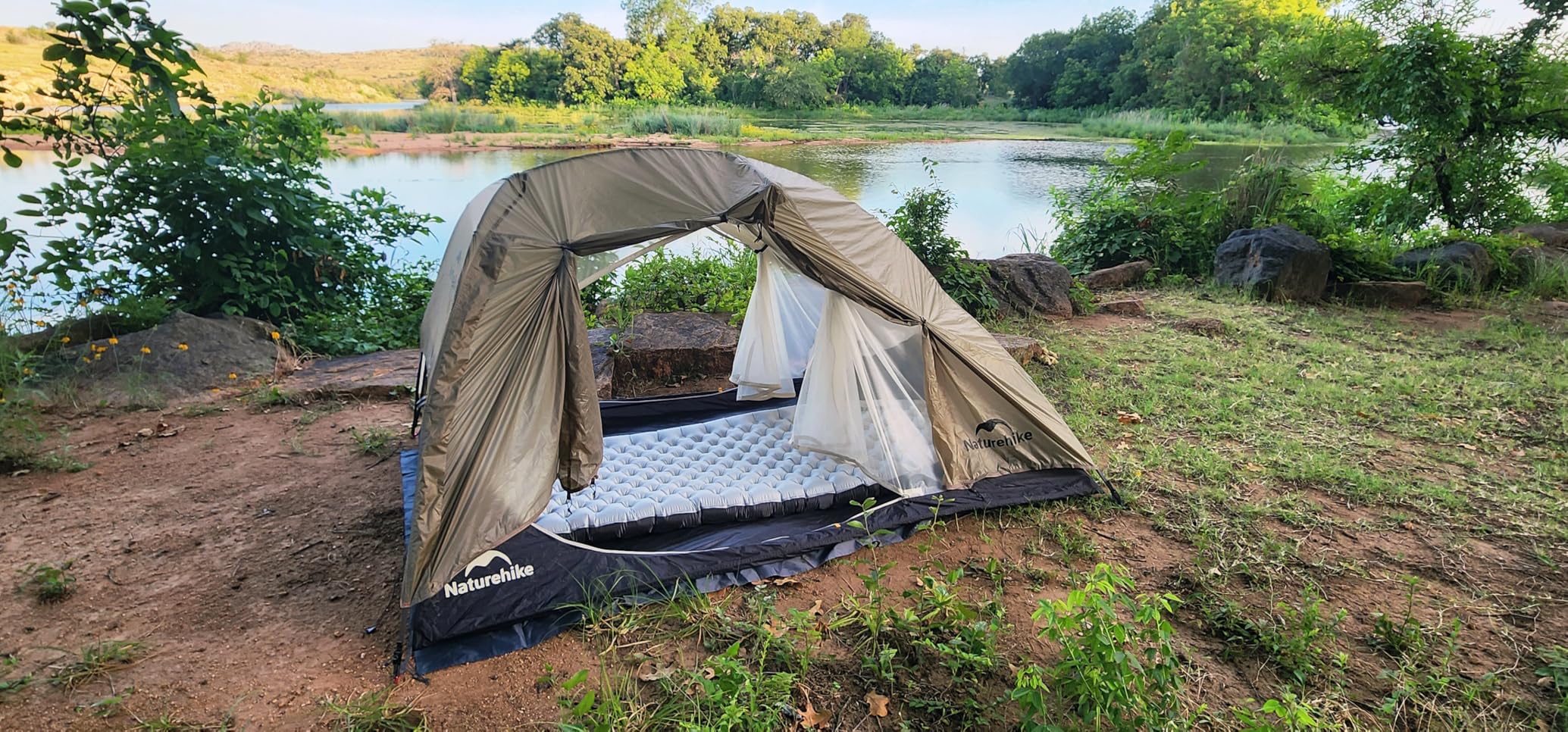 Naturehike Star River UL 2 Person Backpacking Tent, Double Layer Waterproof Two Person Tents, Lightweight Backpacking Cycling 2 Person Tent customer photo 1