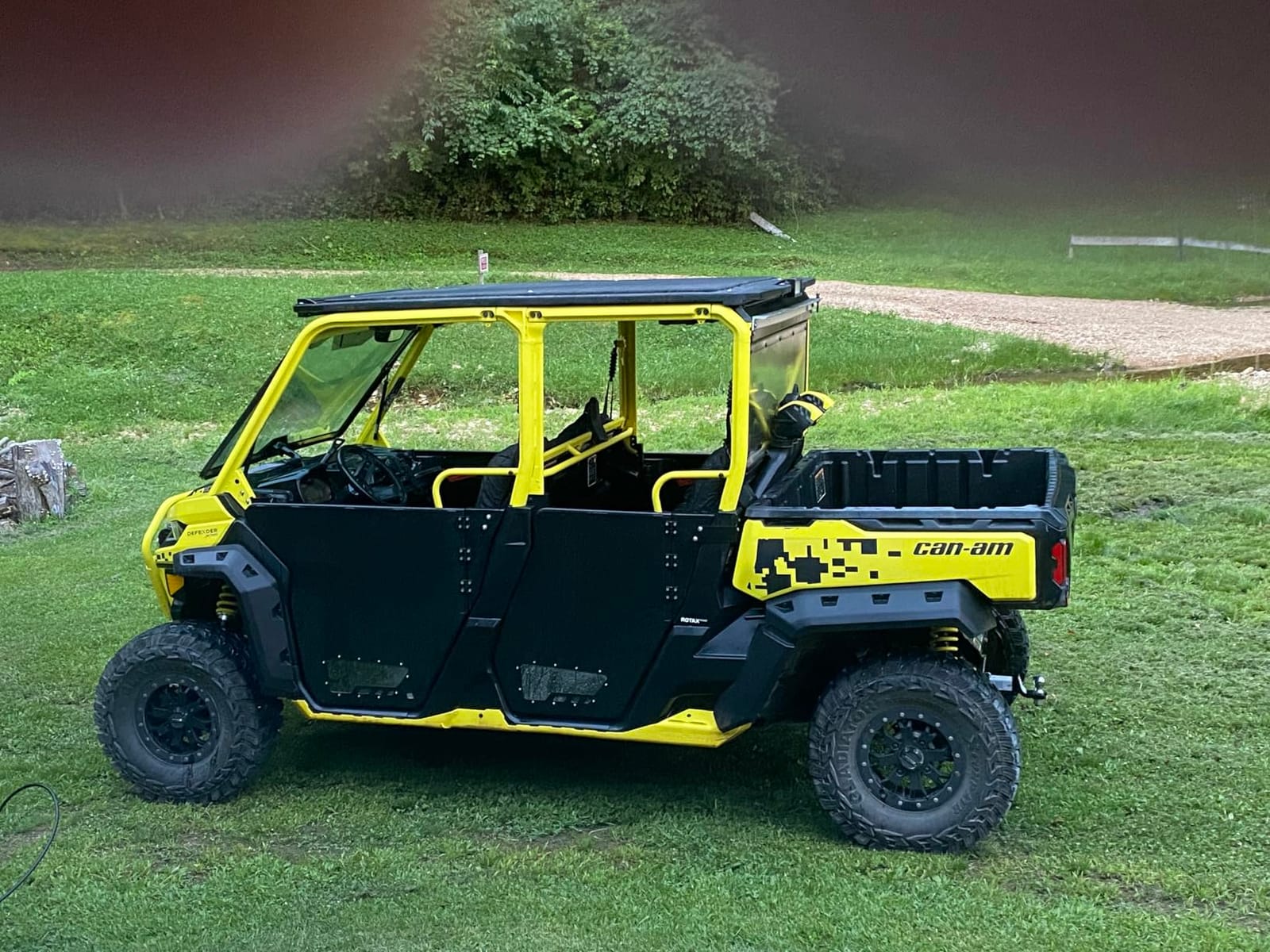 KEMIMOTO UTV Half Door 4pcs, compatible with Can-Am Defender MAX 2017-2026 | Aluminum Hard UTV Door Side by Side, OEM Replace 715006316 customer photo 2