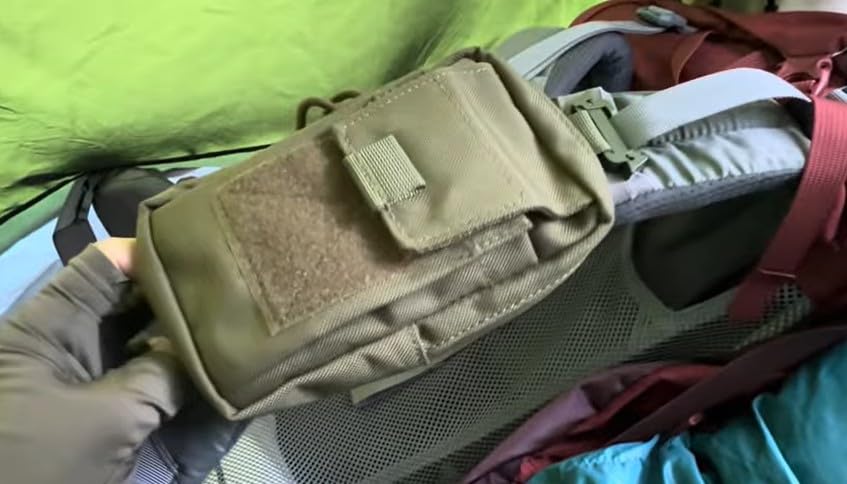 Tactical Backpack Accessories Pouch | Molle Accessories Backpack Shoulder Strap Attachment Pouches Utility EDC Phone Pouch Sport customer photo 2