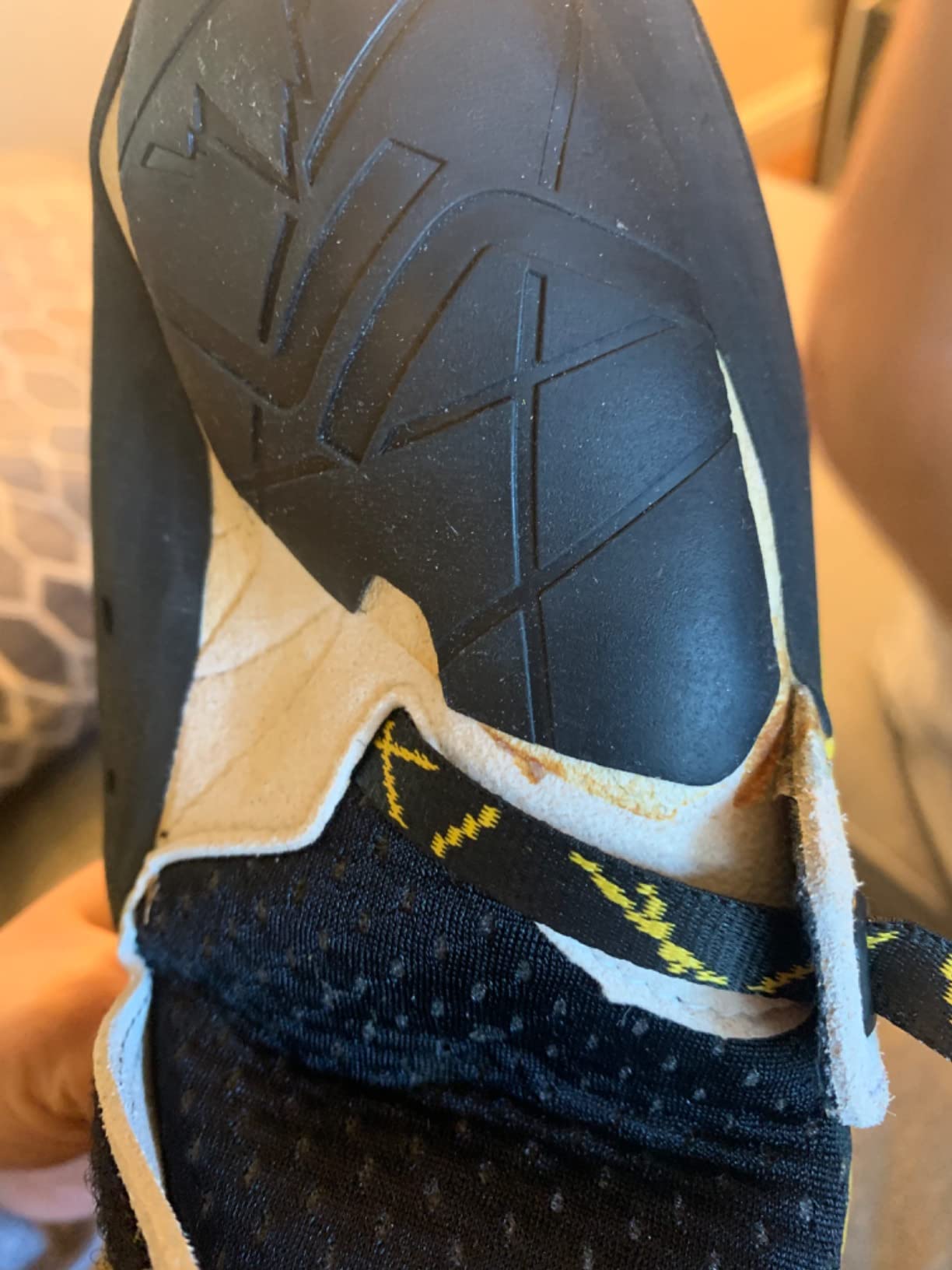 La Sportiva Mens Solution Rock Climbing Shoe | High Performance Climber, Supportive Slipper Design, Precise Fit, 1 Strap Hook & Loop customer photo 2