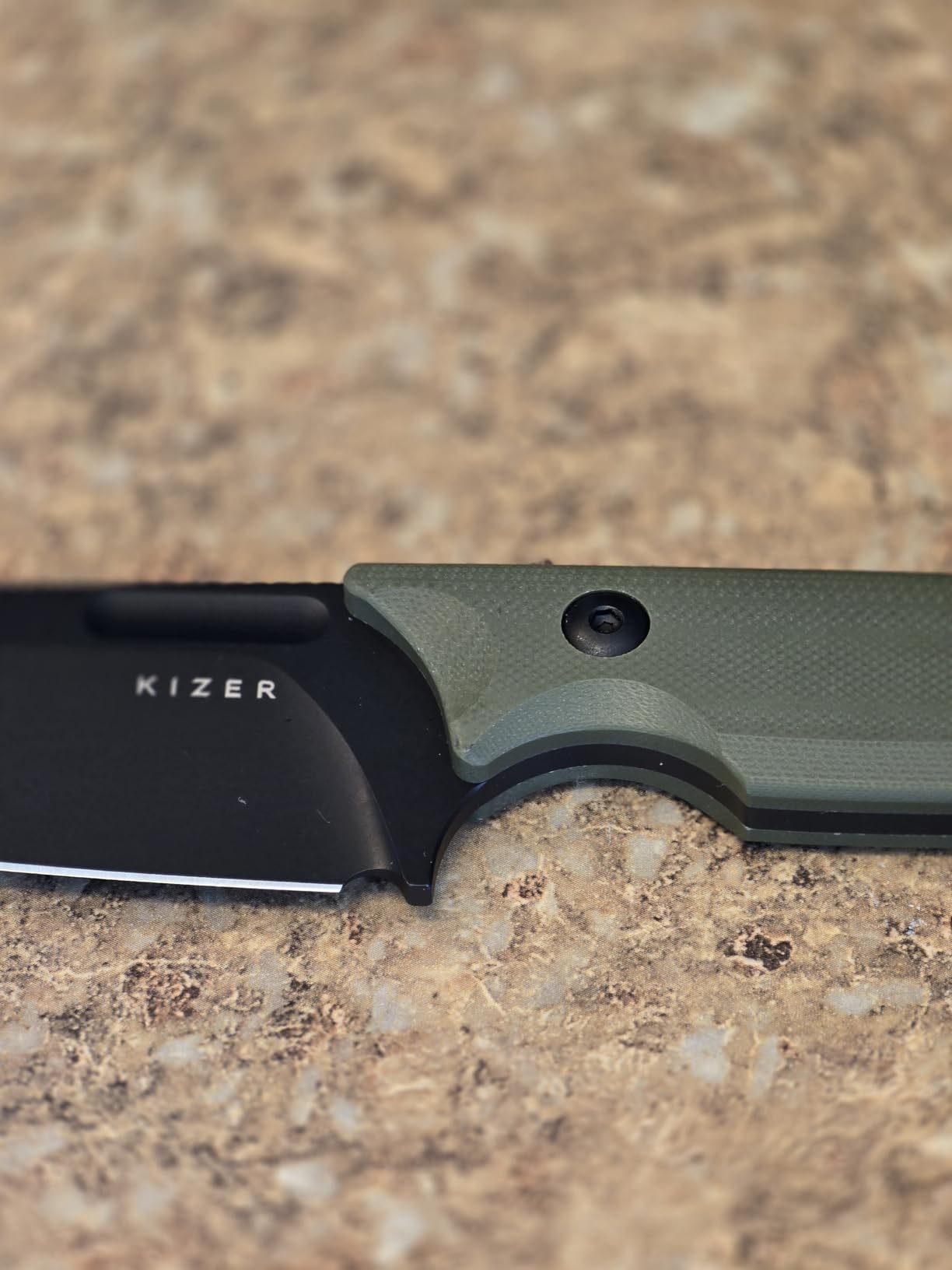 Kizer Cabox Fixed Blade Knife, 3.36
