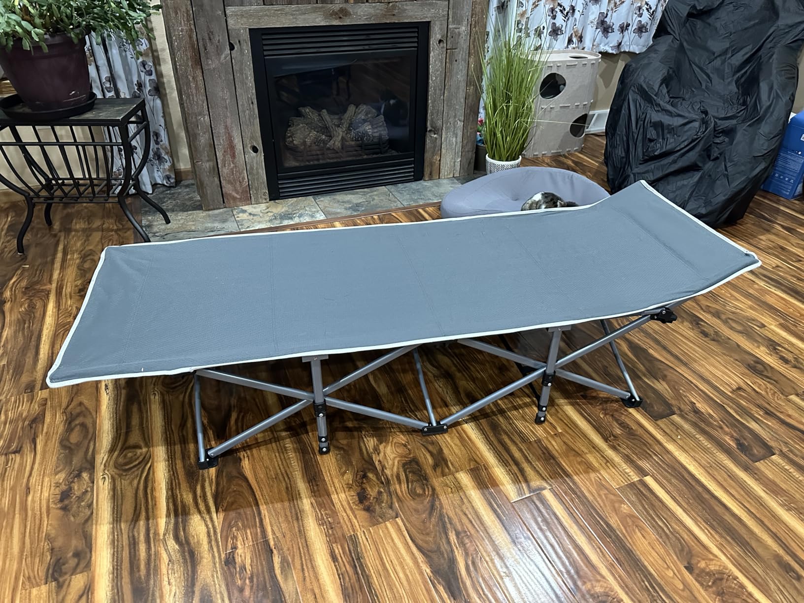 Slendor Oversized XXL Camping Cot, Folding Cot for Adults, 79