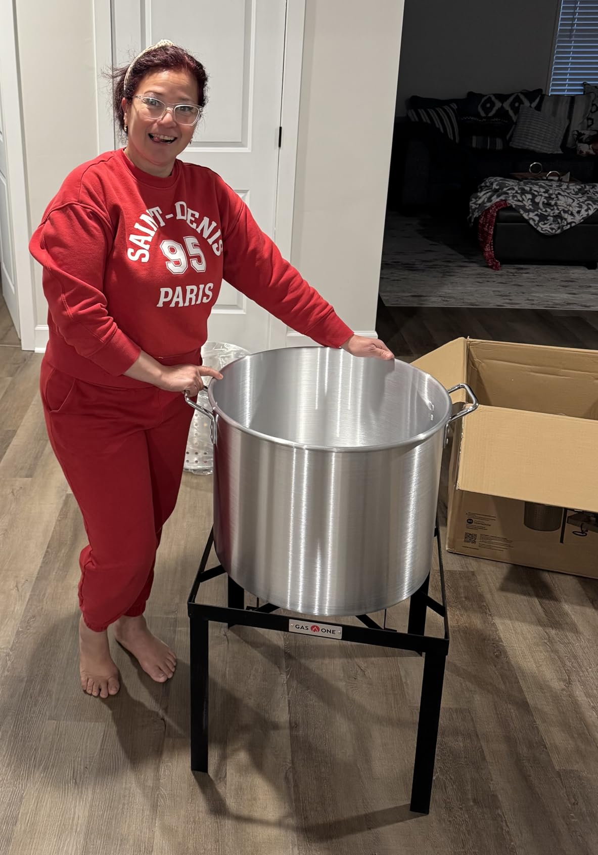 Gas One Seafood Boil Kit with Propane Burner, Propane Regulator, 60Qt Pot with Basket - Heavy Duty Construction Seafood Boil Pot for Outdoor Cooking - Easy to Clean and Durable Crab Boil Pot customer photo 1